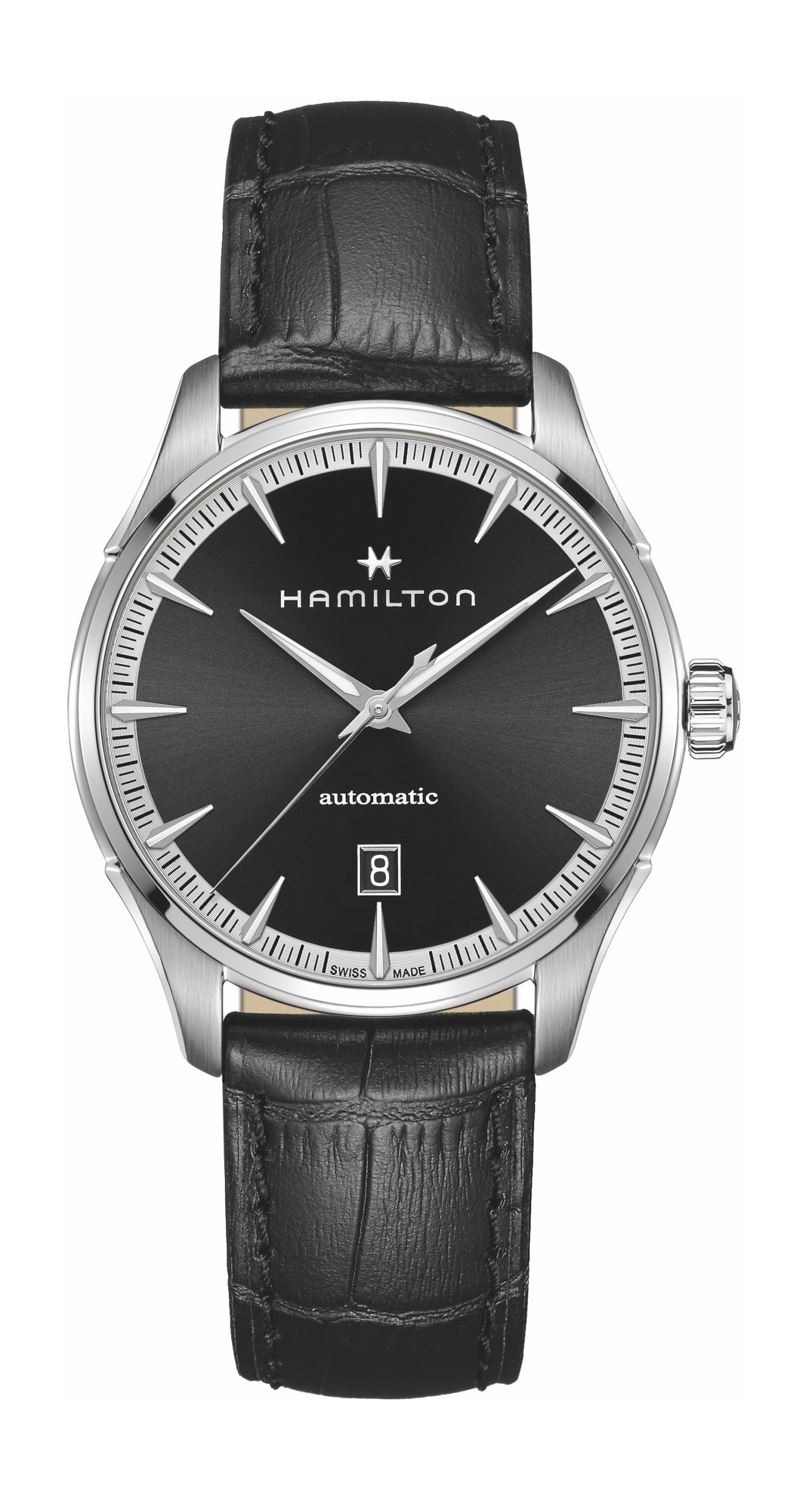 Hamilton Jazzmaster Auto luxury timepiece - detailed view