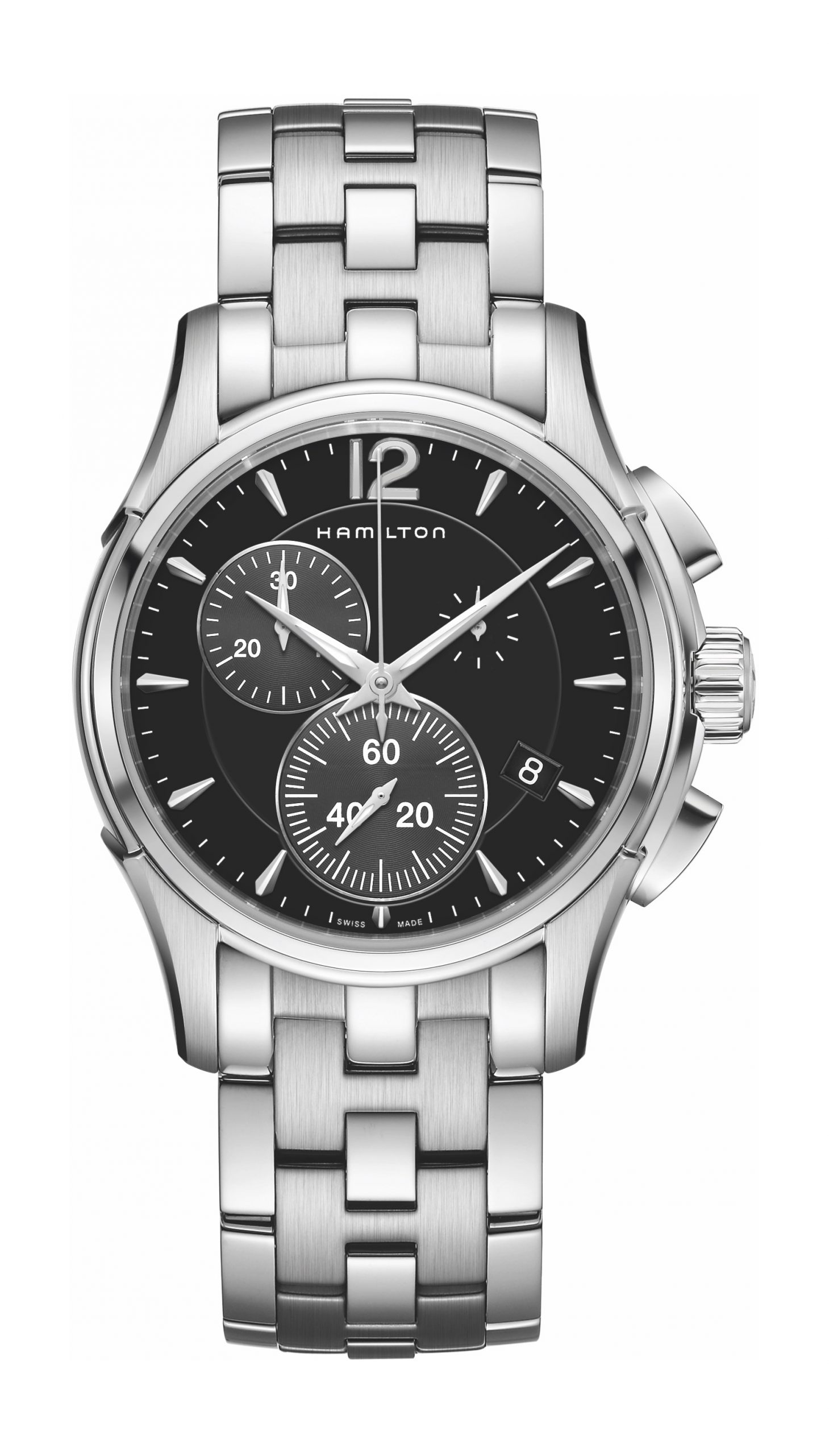 Hamilton Jazzmaster Chrono Quartz luxury timepiece - detailed view