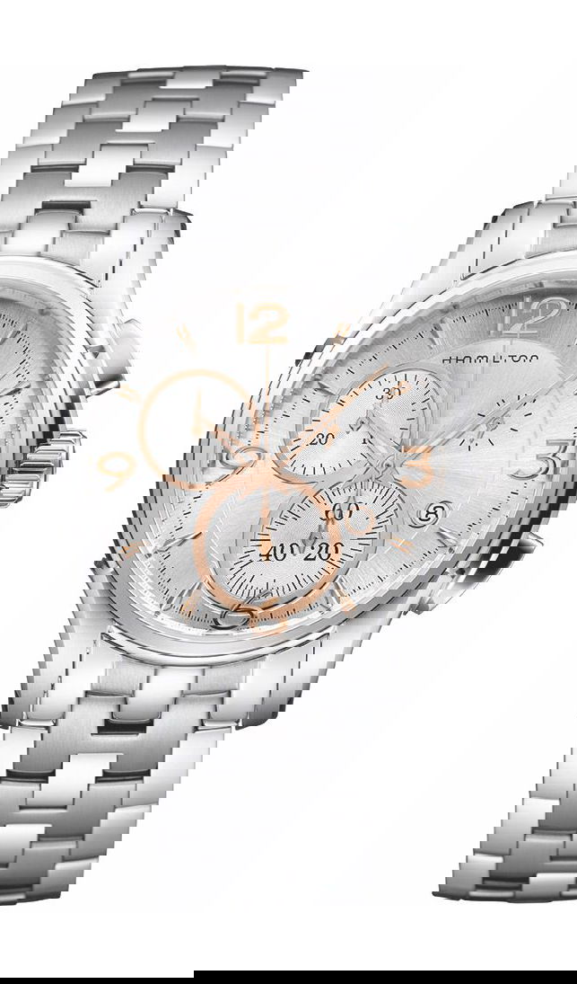 Hamilton Jazzmaster Chrono Quartz luxury timepiece - detailed view