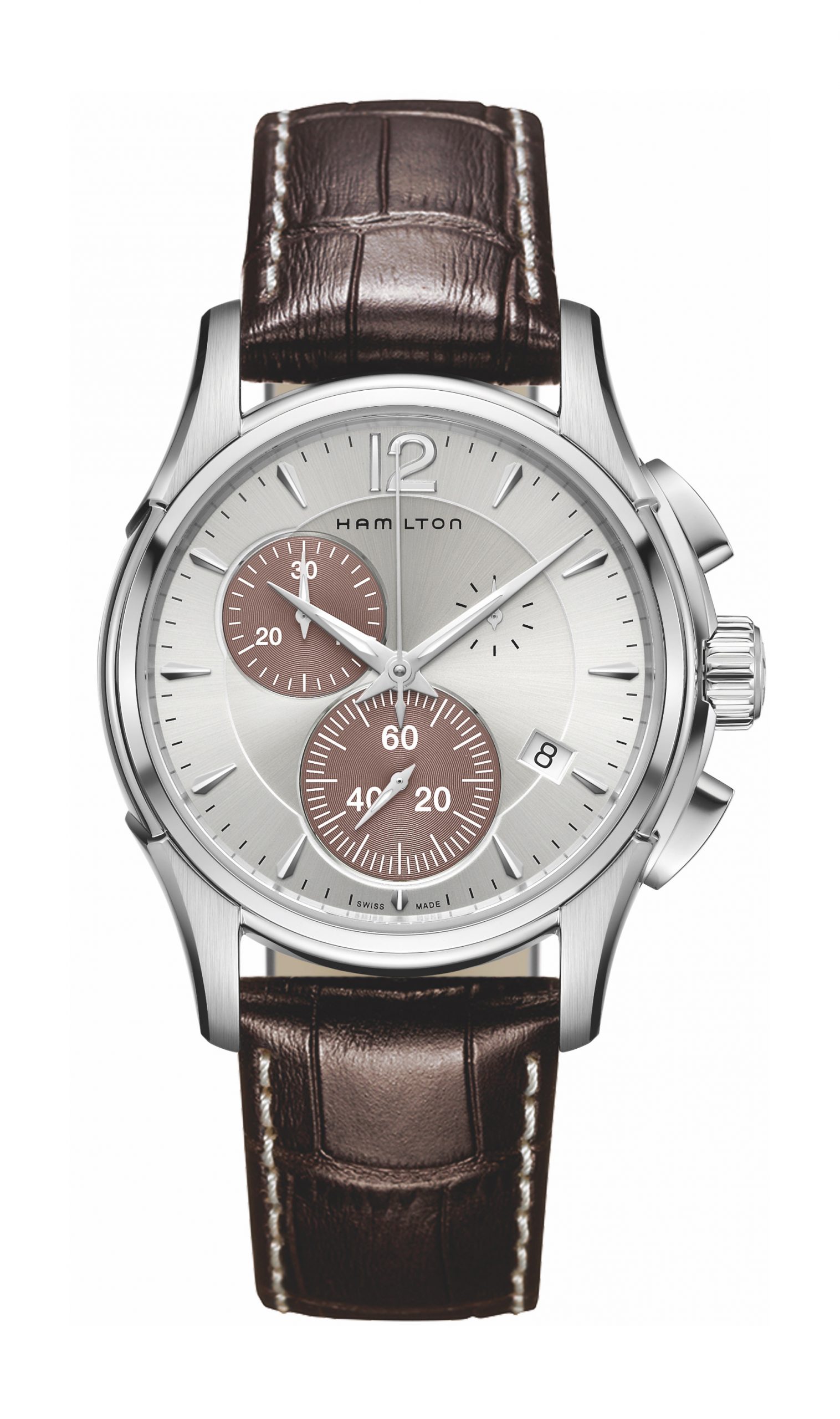 Hamilton Jazzmaster Chrono Quartz luxury timepiece - detailed view