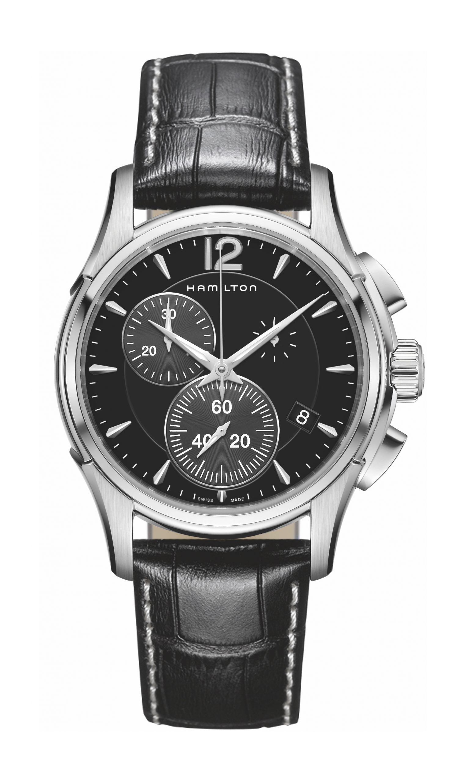 Hamilton Jazzmaster Chrono Quartz luxury timepiece - detailed view
