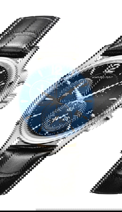 Hamilton Jazzmaster Chrono Quartz luxury timepiece - detailed view