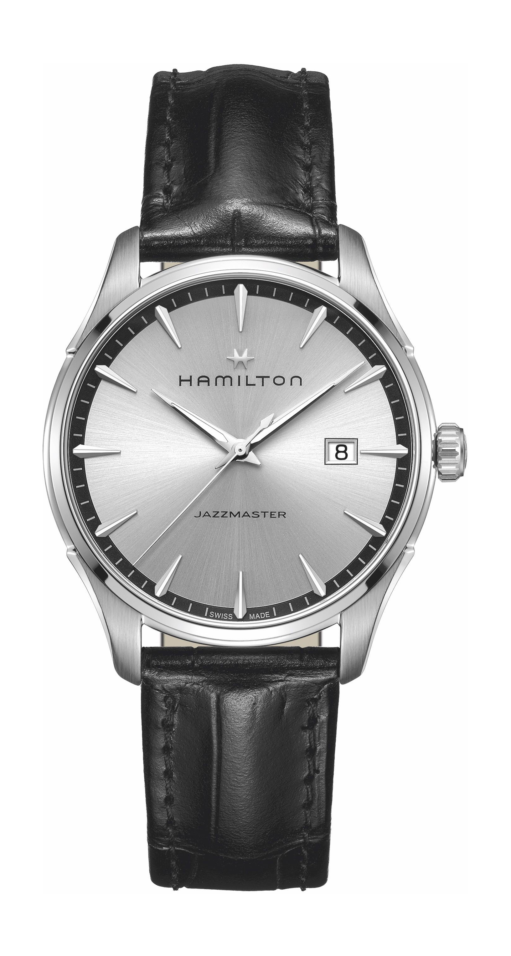 Hamilton Jazzmaster Gent Quartz luxury timepiece - detailed view