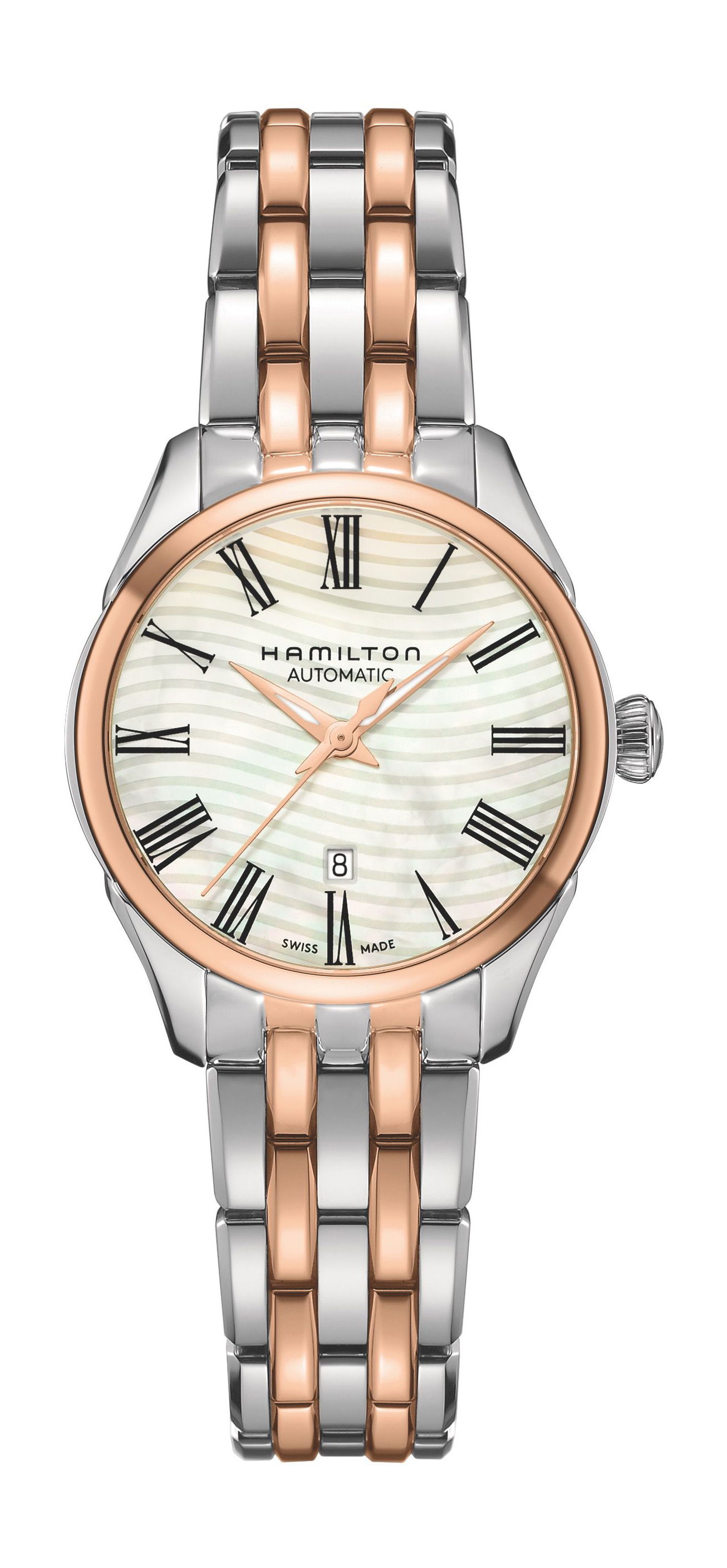 Hamilton Jazzmaster Lady Auto luxury timepiece - detailed view