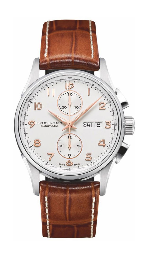 Hamilton Jazzmaster Maestro Auto Chrono luxury timepiece - detailed view