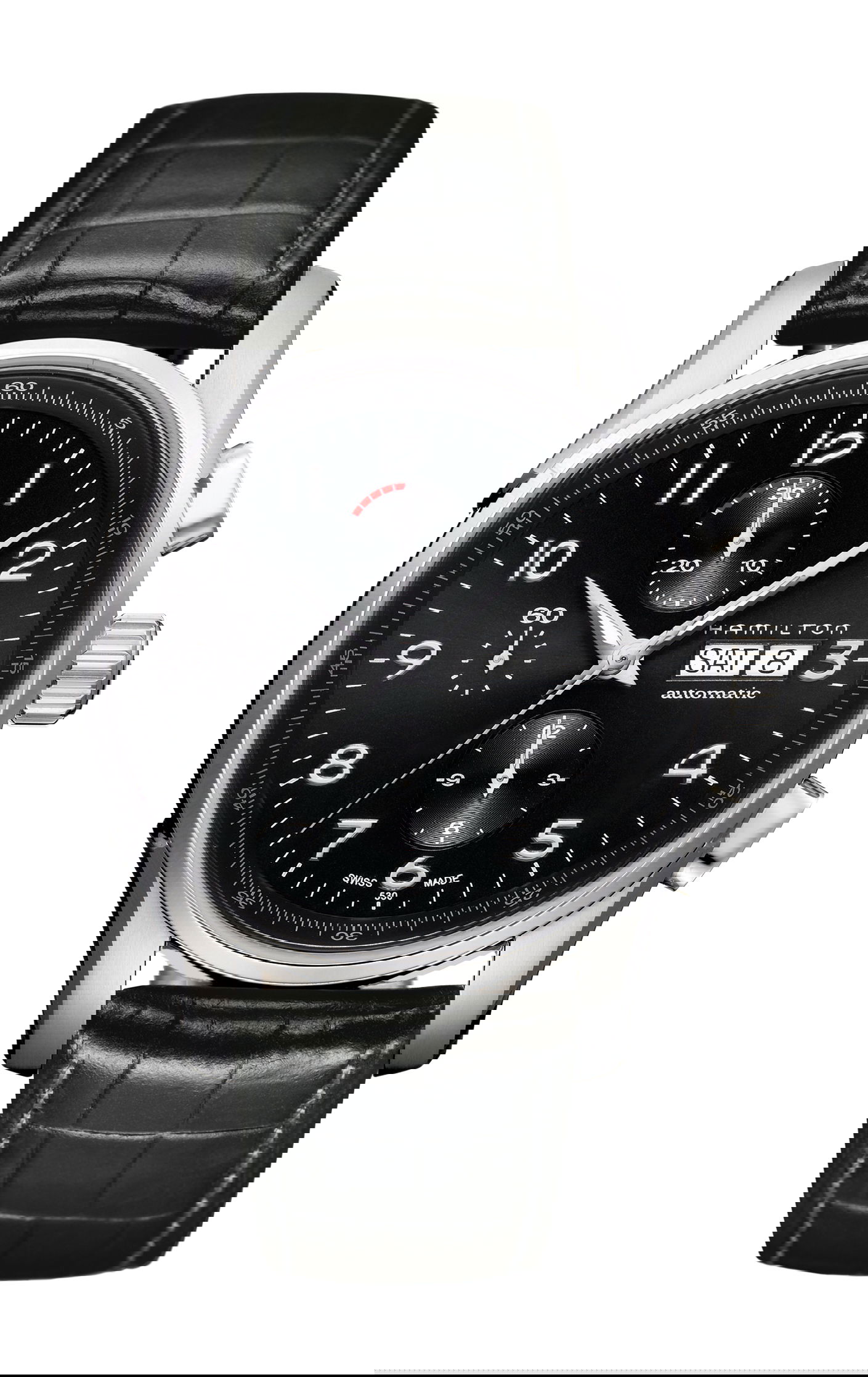 Hamilton Jazzmaster Maestro Auto Chrono luxury timepiece - detailed view