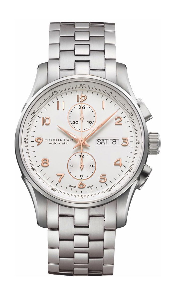 Hamilton Jazzmaster Maestro Auto Chrono luxury timepiece - detailed view