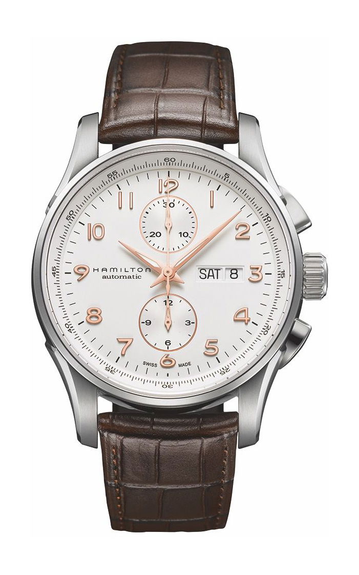 Hamilton Jazzmaster Maestro Auto Chrono luxury timepiece - detailed view