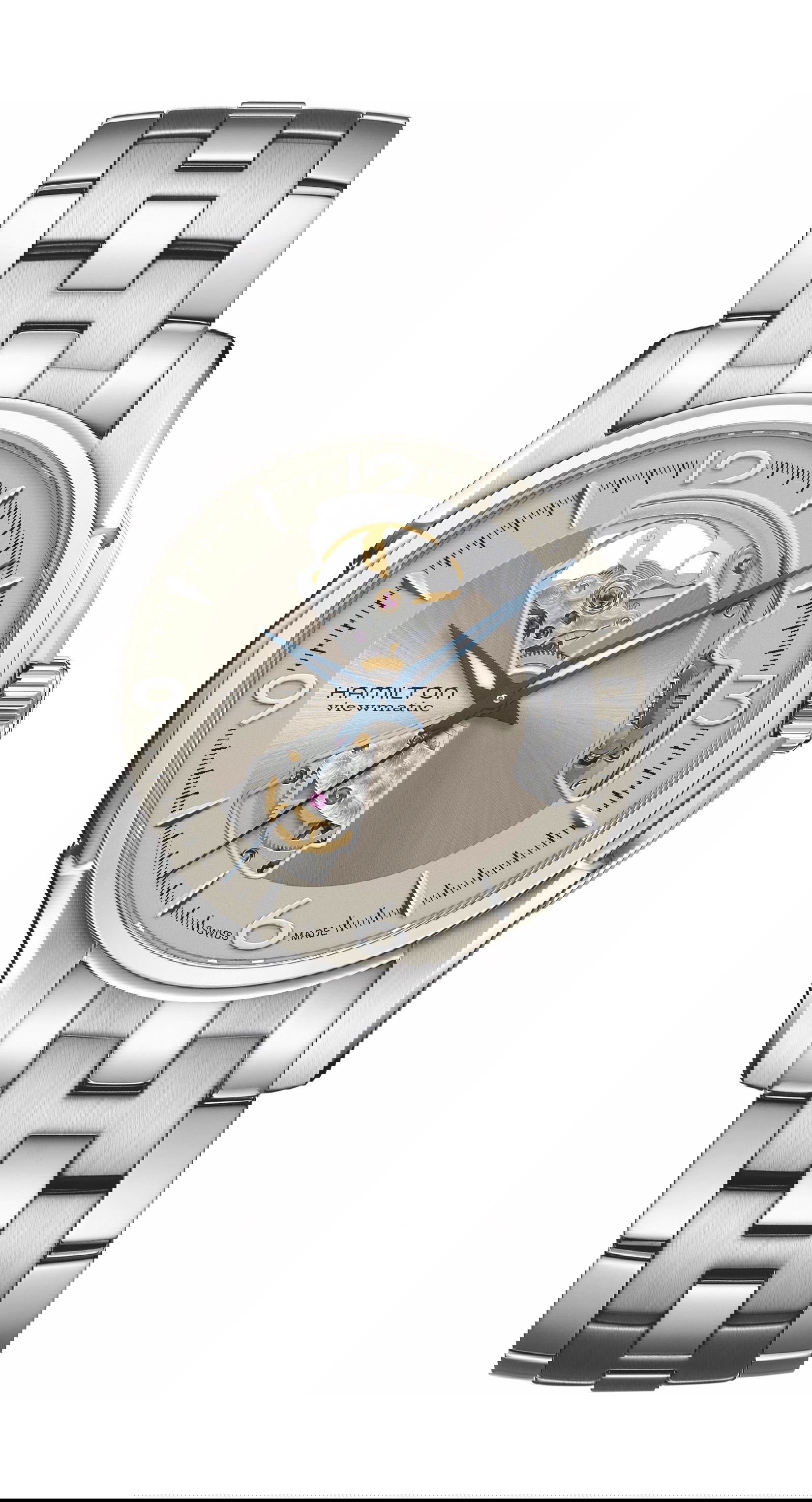 Hamilton Jazzmaster Open Heart Auto 40mm luxury timepiece - detailed view