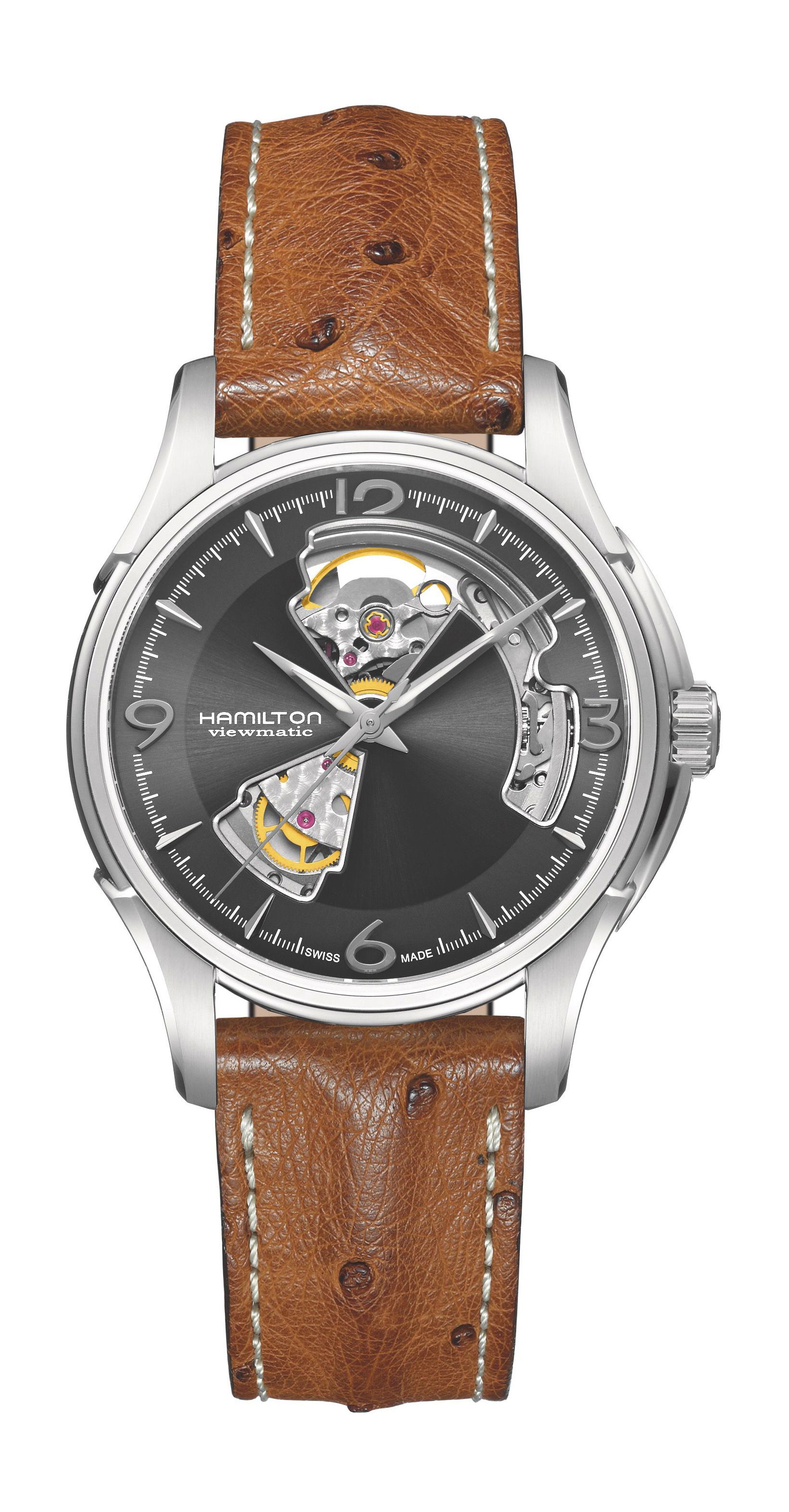 Hamilton Jazzmaster Open Heart Auto 40mm luxury timepiece - detailed view