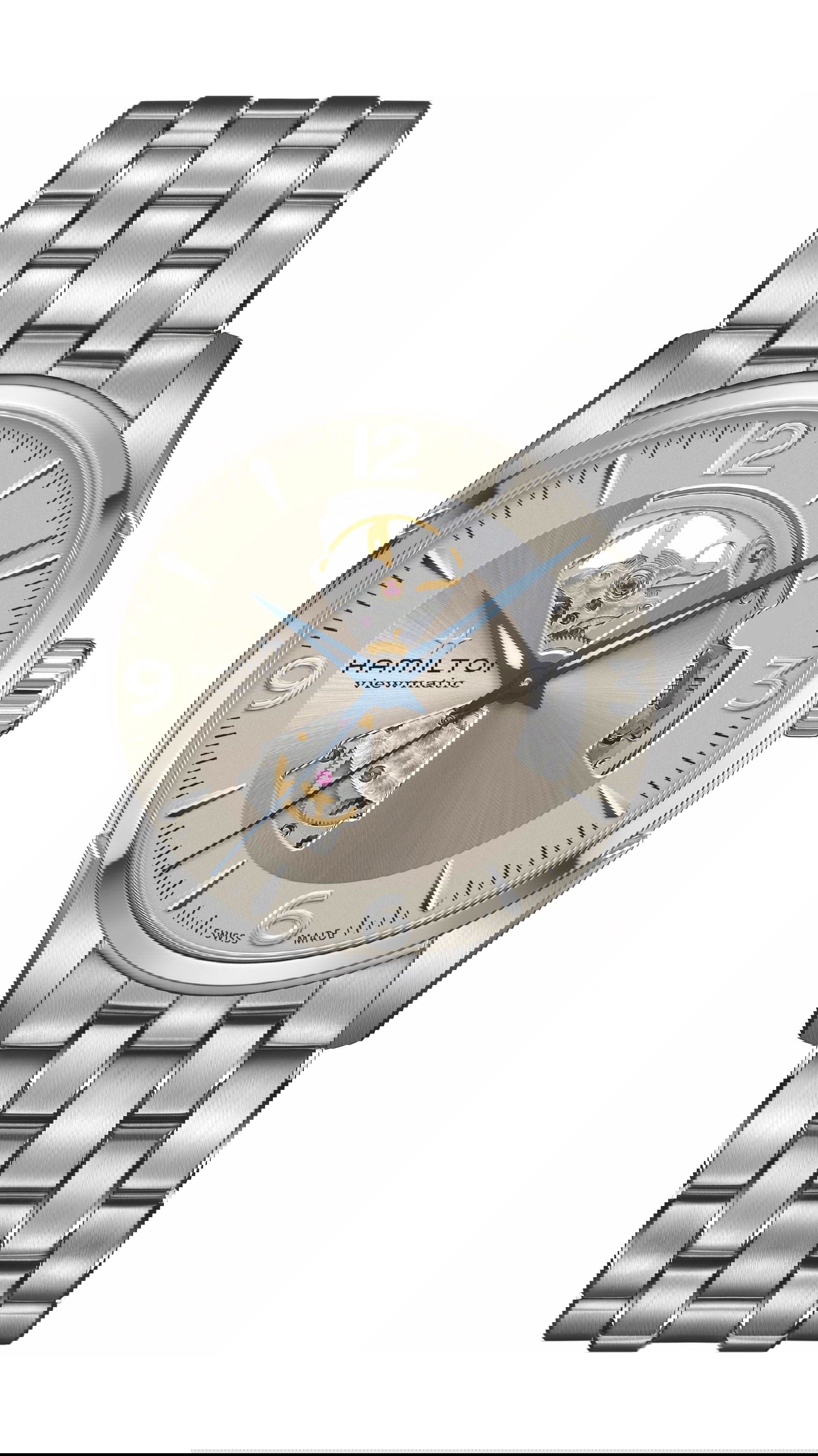 Hamilton Jazzmaster Open Heart Auto 42mm luxury timepiece - detailed view