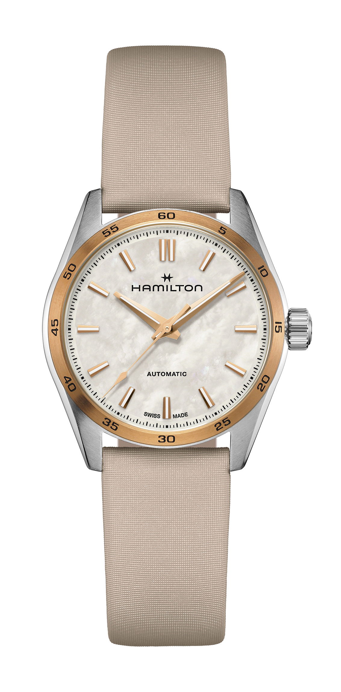 Hamilton Jazzmaster Performer Automatic 34mm luxury timepiece - detailed view