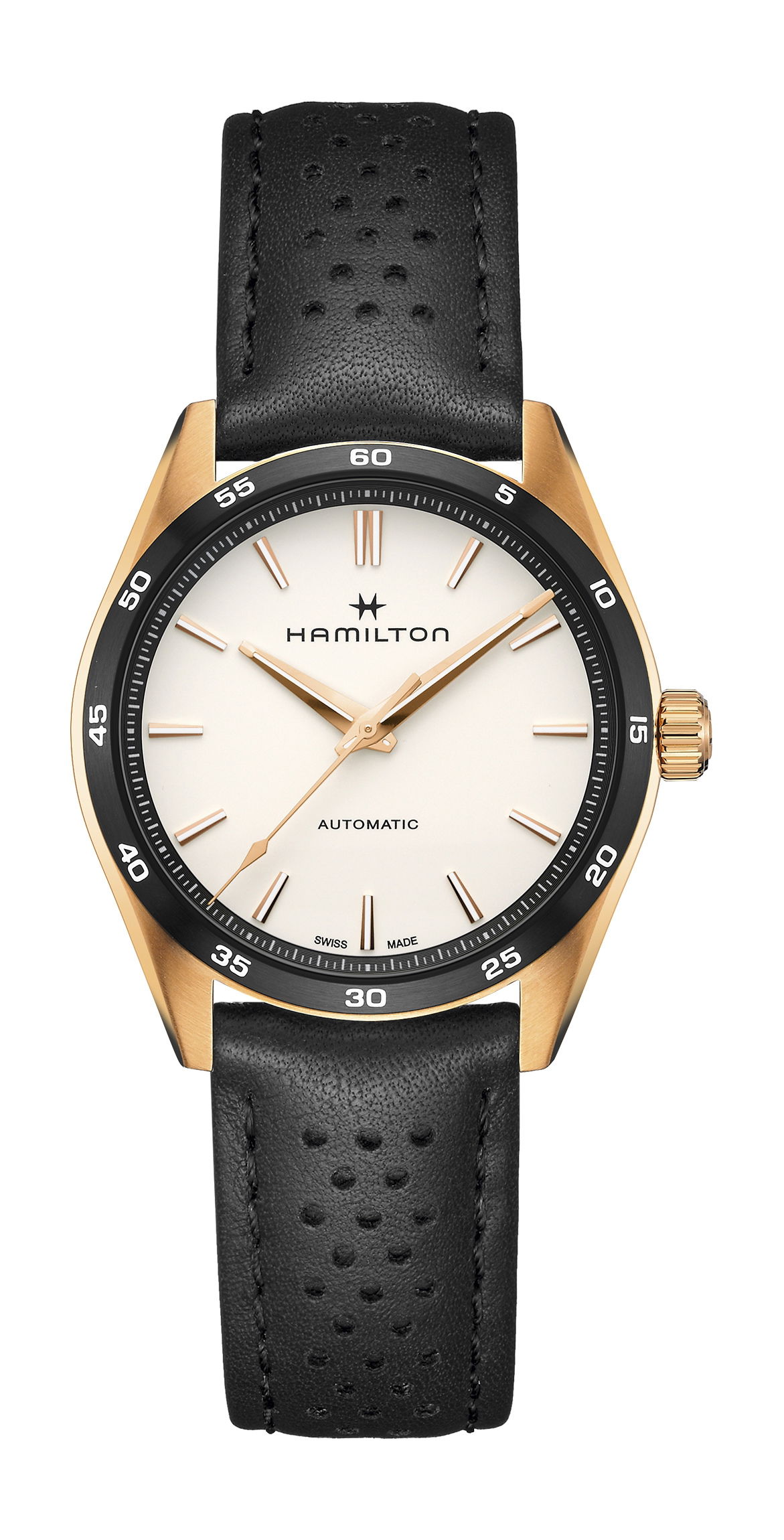 Hamilton Jazzmaster Performer Automatic 38mm luxury timepiece - detailed view