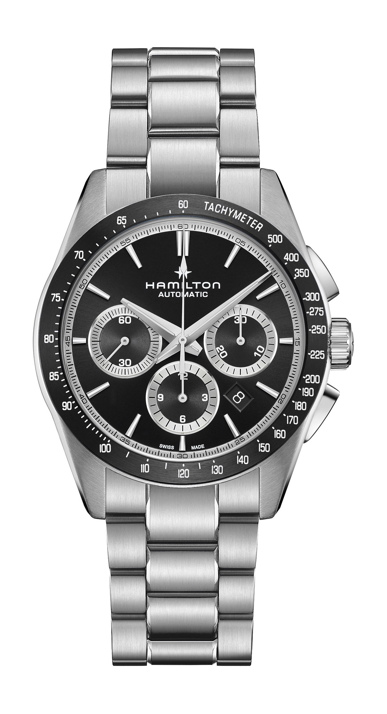 Hamilton Jazzmaster Performer Automatic Chronograph 42mm luxury timepiece - detailed view