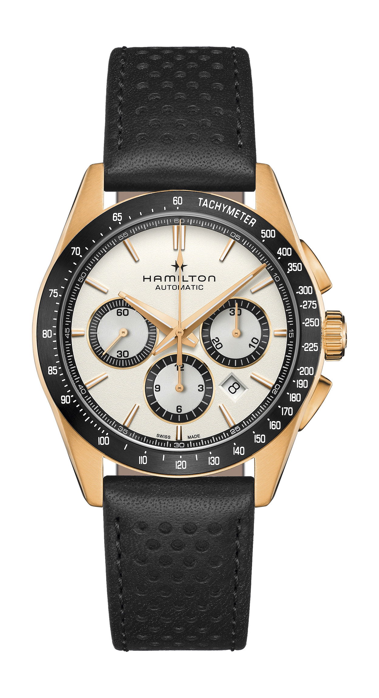 Hamilton Jazzmaster Performer Automatic Chronograph 42mm luxury timepiece - detailed view