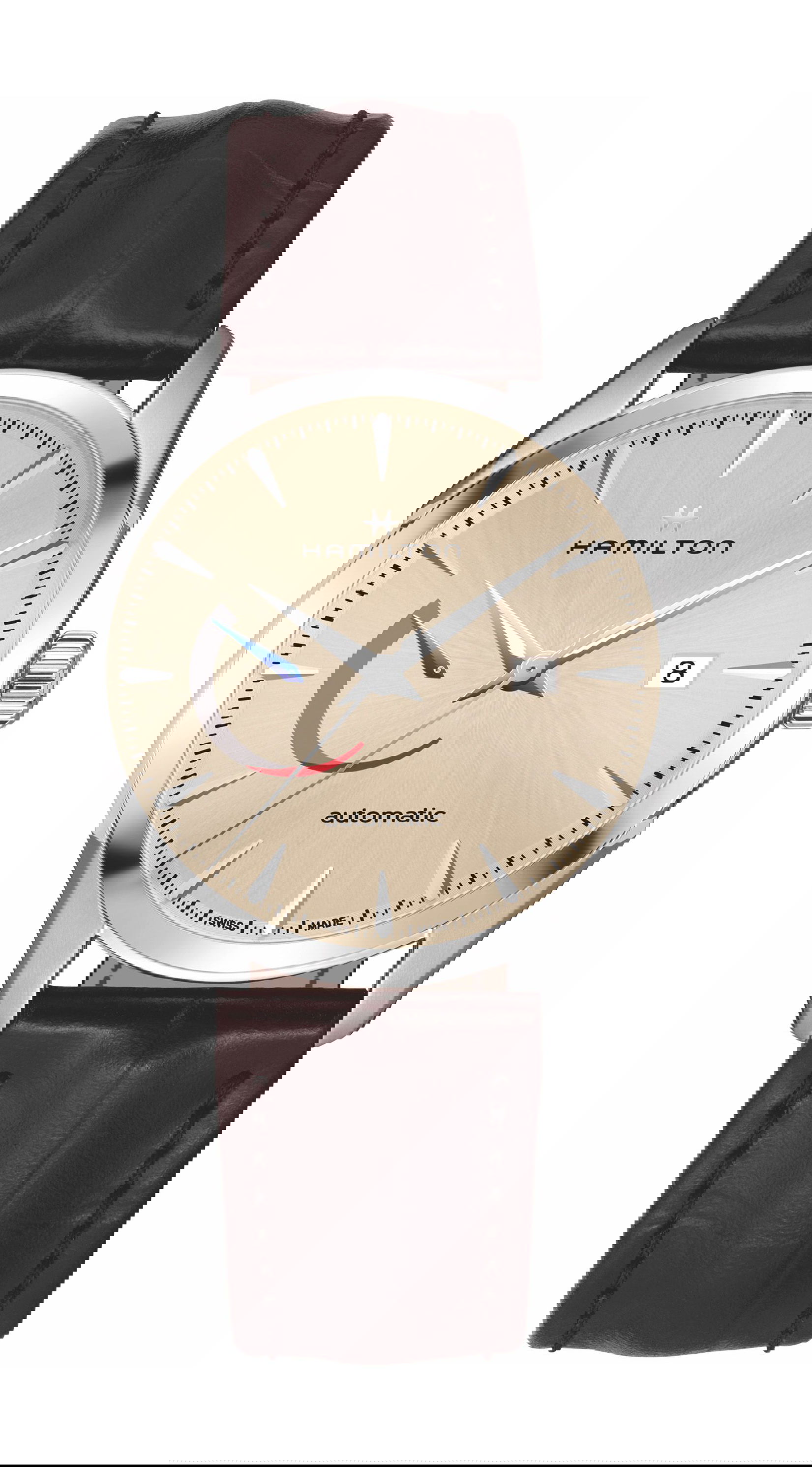 Hamilton Jazzmaster Power Reserve Auto luxury timepiece - detailed view