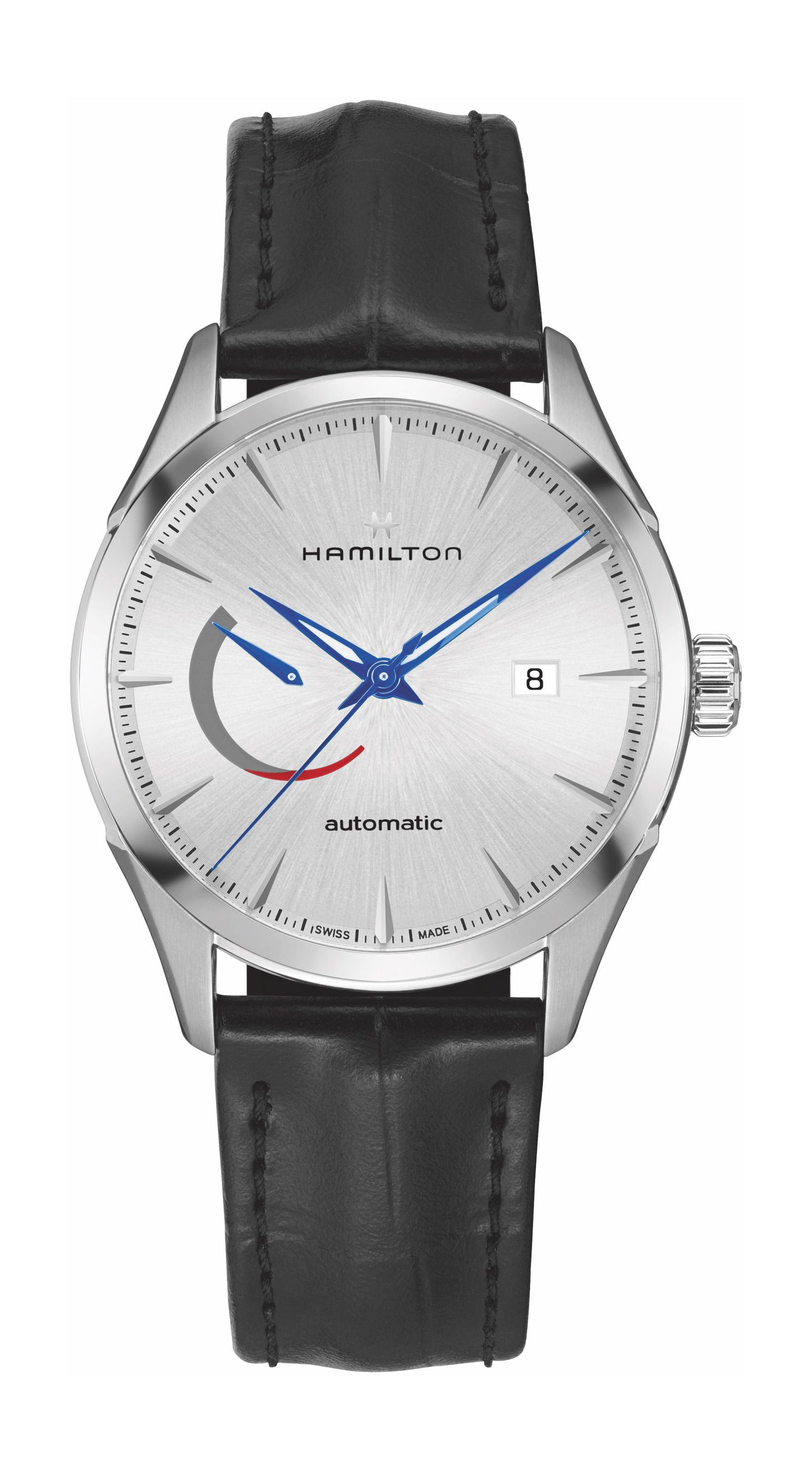 Hamilton Jazzmaster Power Reserve Auto luxury timepiece - detailed view