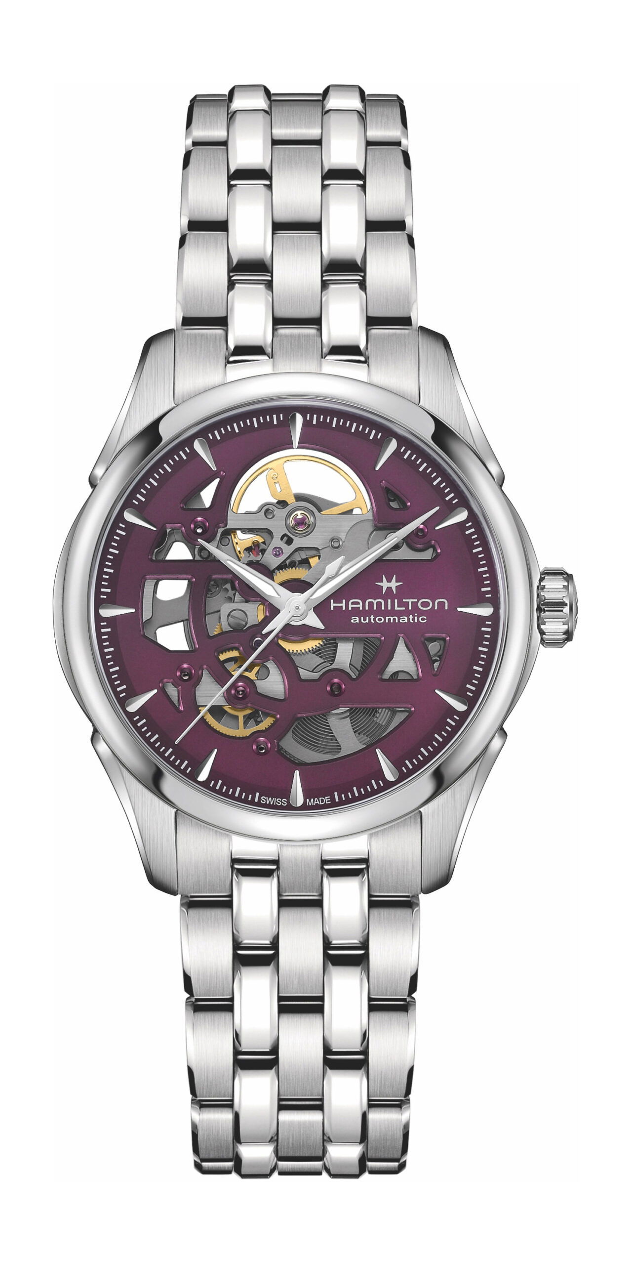 Hamilton Jazzmaster Skeleton Automatic 36 luxury timepiece - detailed view