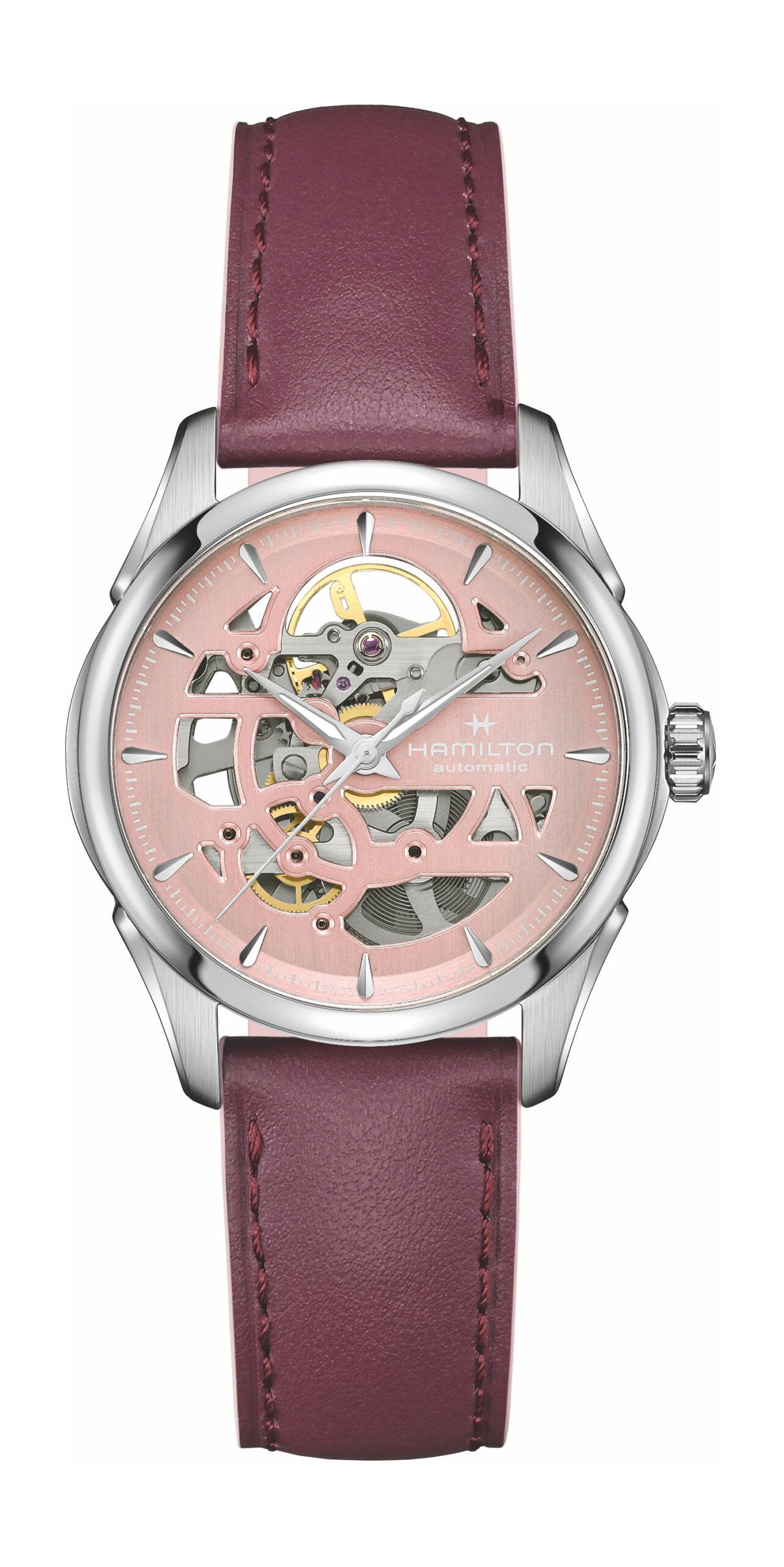 Hamilton Jazzmaster Skeleton Automatic 36 luxury timepiece - detailed view