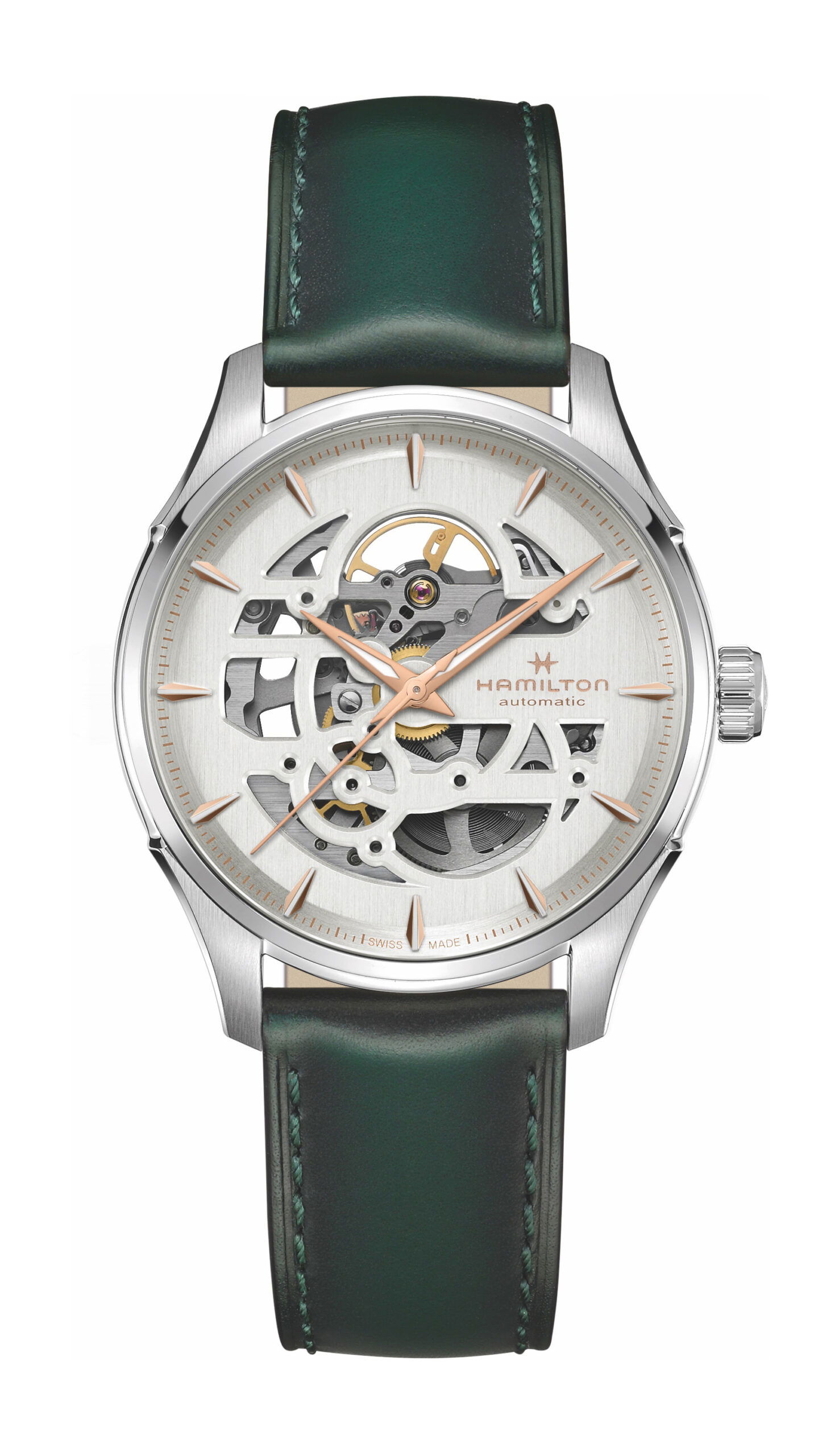 Hamilton Jazzmaster Skeleton Automatic 40 luxury timepiece - detailed view