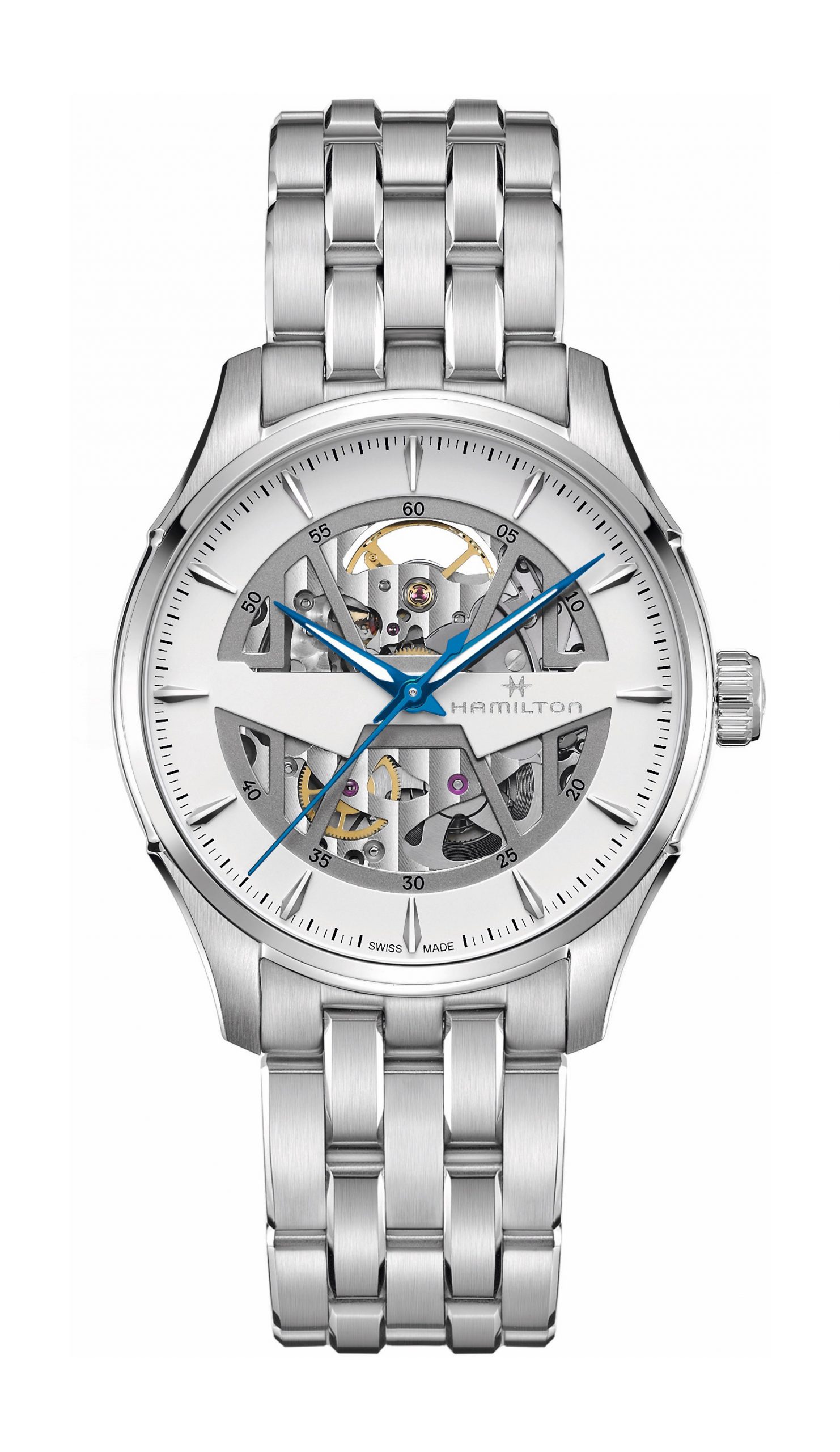 Hamilton Jazzmaster Skeleton luxury timepiece - detailed view