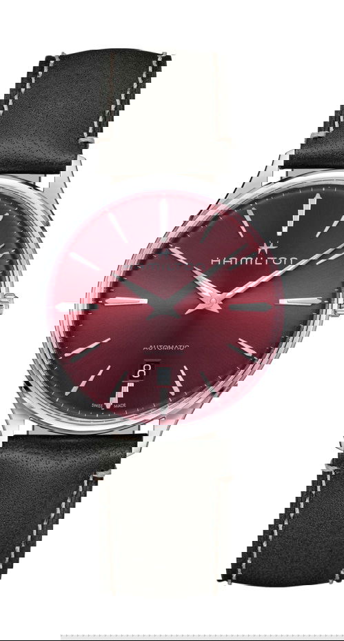 Hamilton Jazzmaster Thinline Auto luxury timepiece - detailed view
