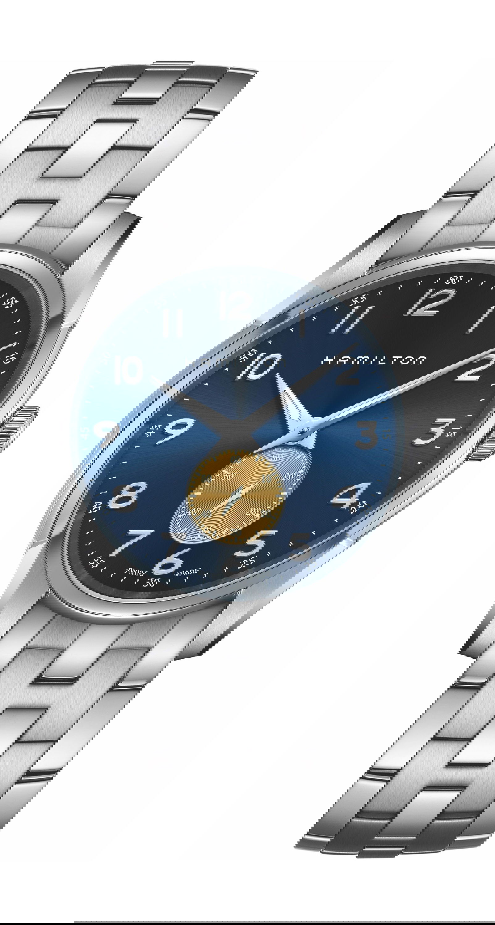 Hamilton Jazzmaster Thinline Small Second Quartz luxury timepiece - detailed view