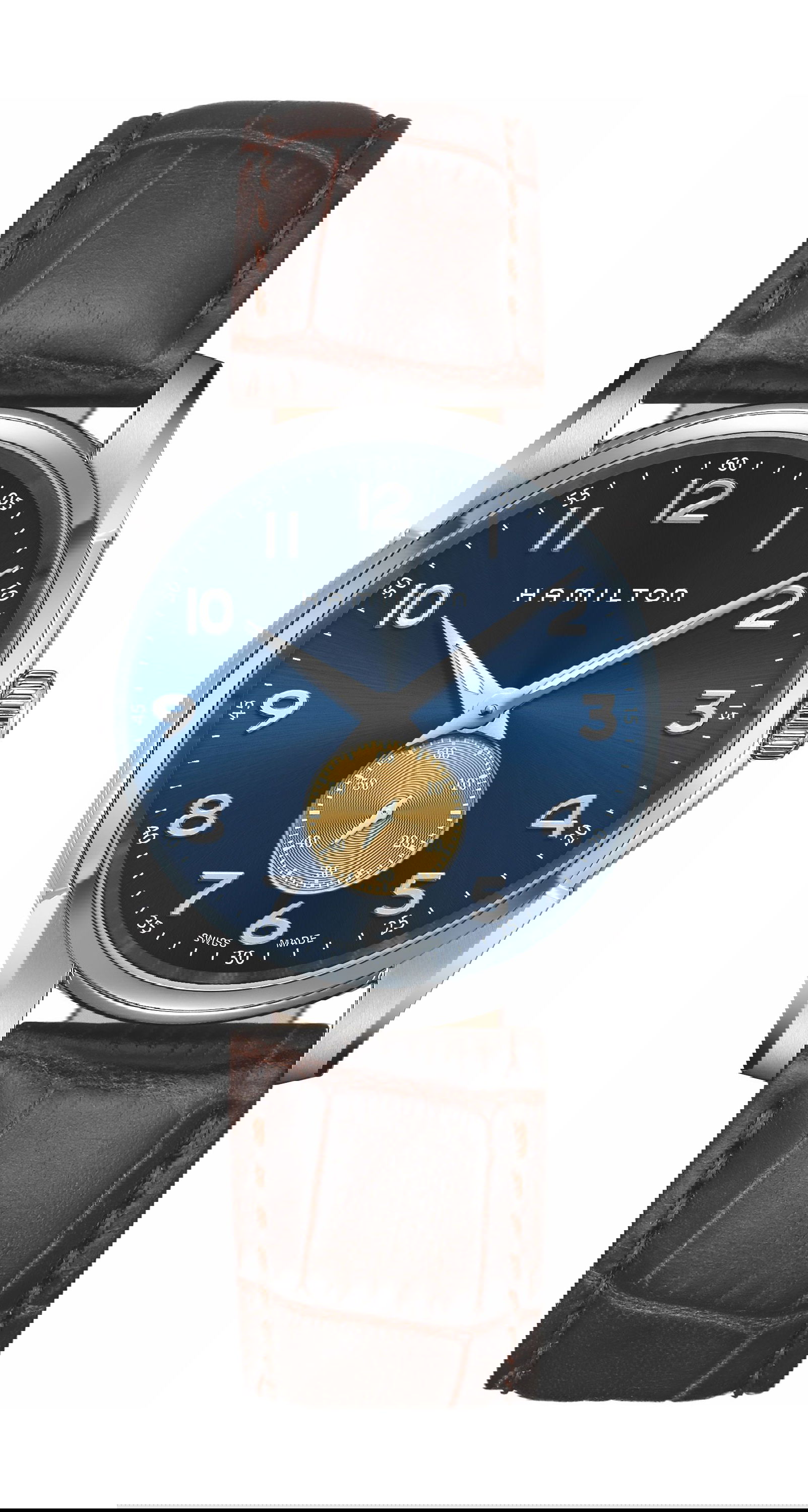 Hamilton Jazzmaster Thinline Small Second Quartz luxury timepiece - detailed view