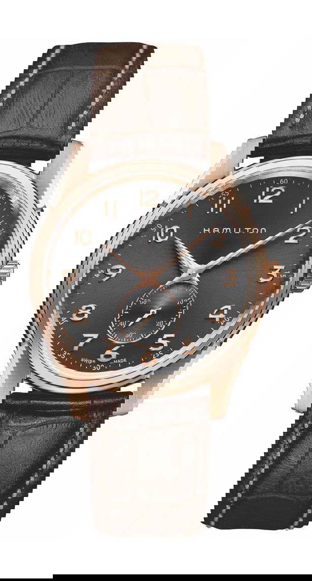Hamilton Jazzmaster Thinline Small Second Quartz luxury timepiece - detailed view