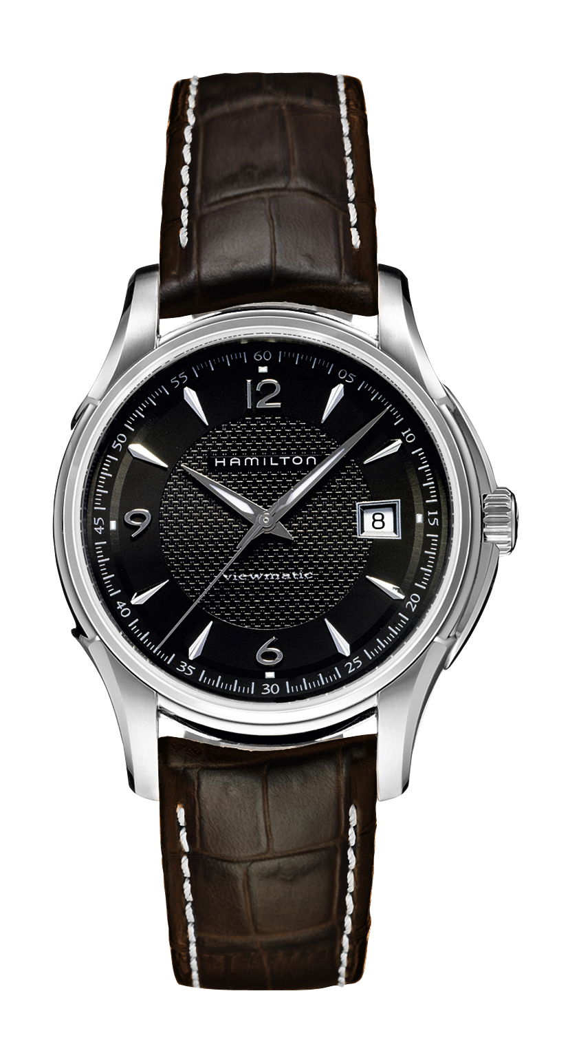 Hamilton Jazzmaster Viewmatic Auto luxury timepiece - detailed view