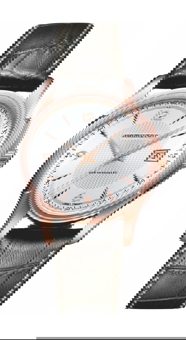 Hamilton Jazzmaster Viewmatic Auto luxury timepiece - detailed view