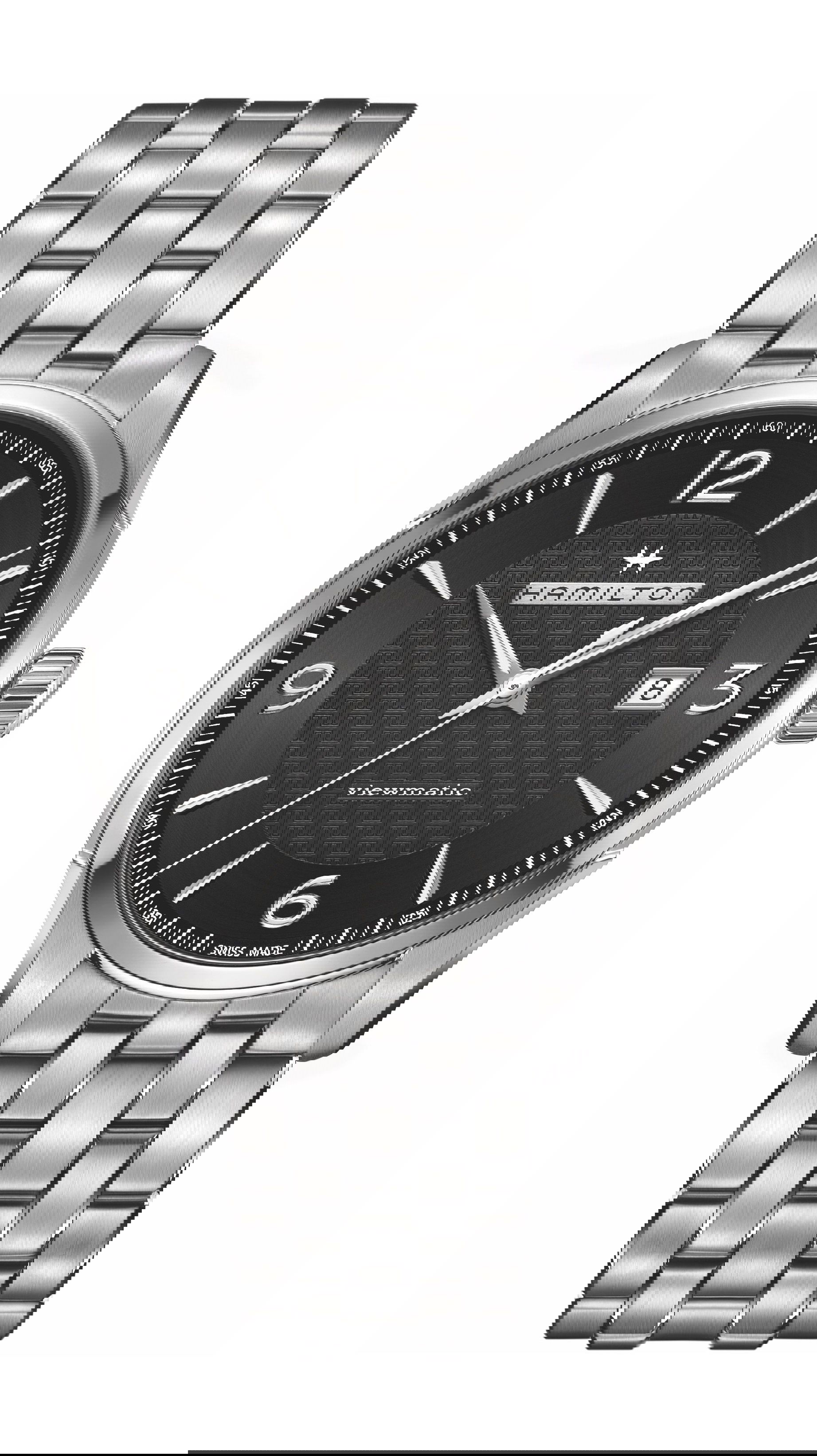 Hamilton JAZZMASTER Viewmatic Auto luxury timepiece - detailed view