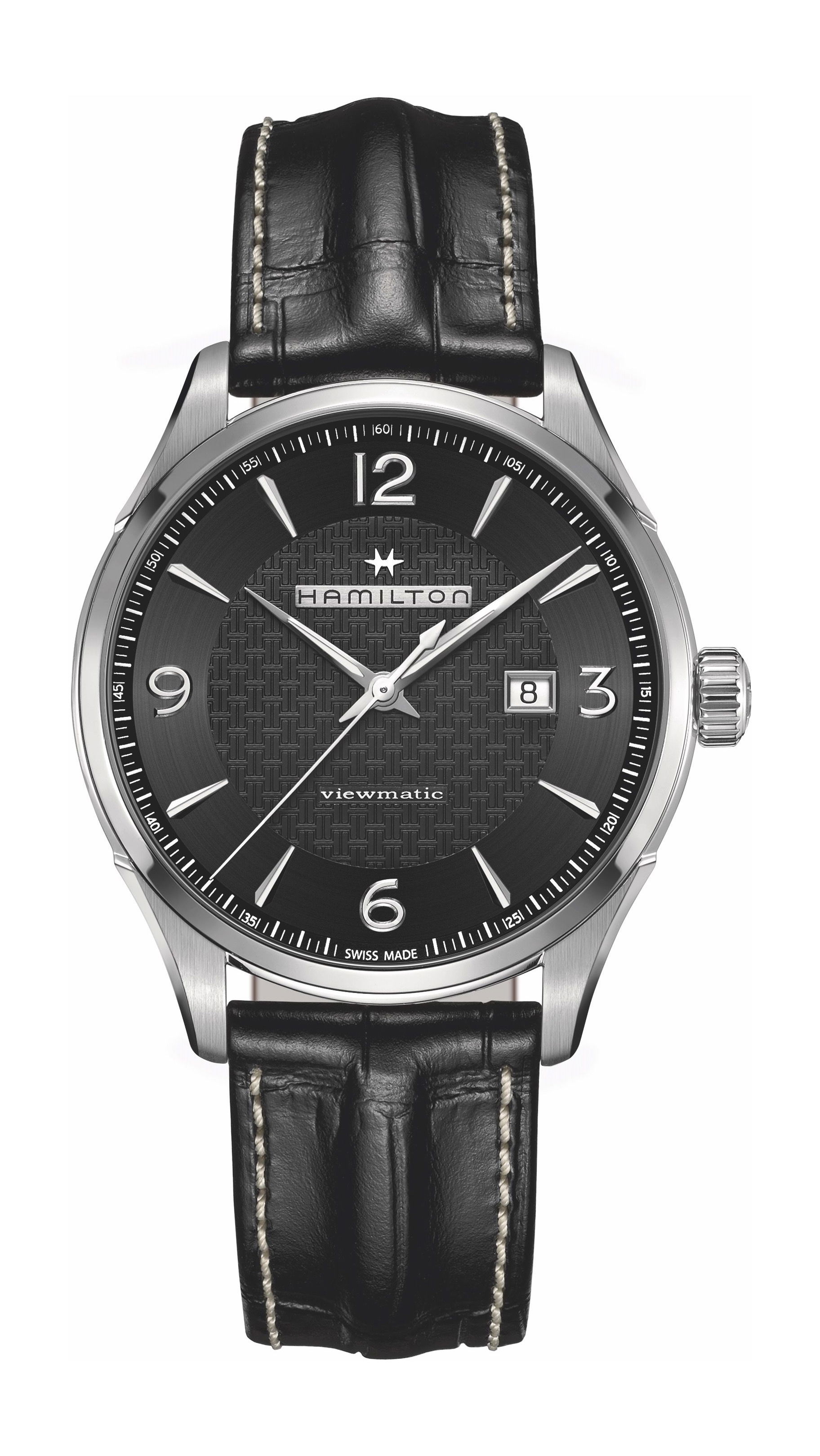 Hamilton Jazzmaster Viewmatic Auto luxury timepiece - detailed view