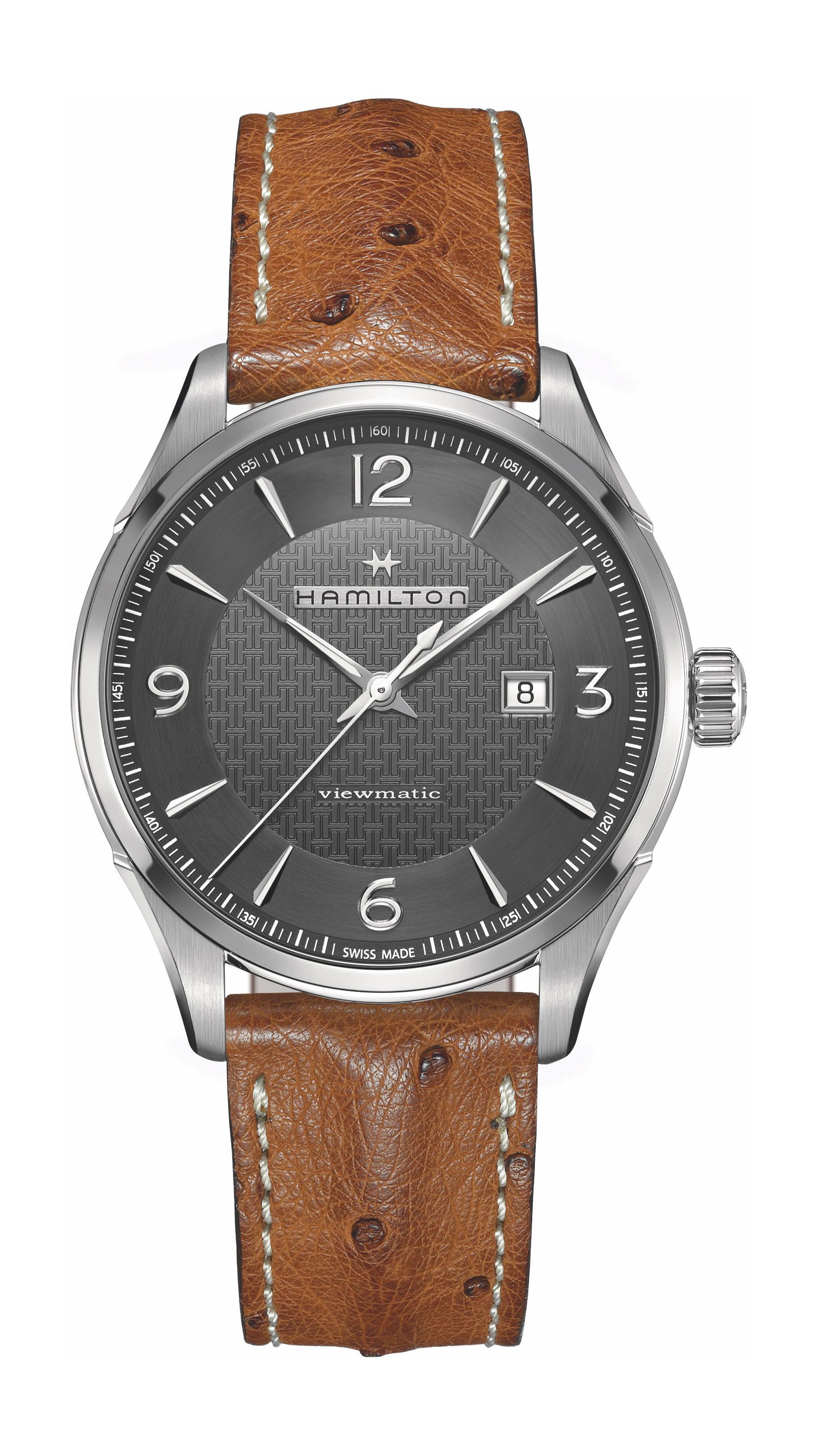 Hamilton Jazzmaster Viewmatic Auto luxury timepiece - detailed view