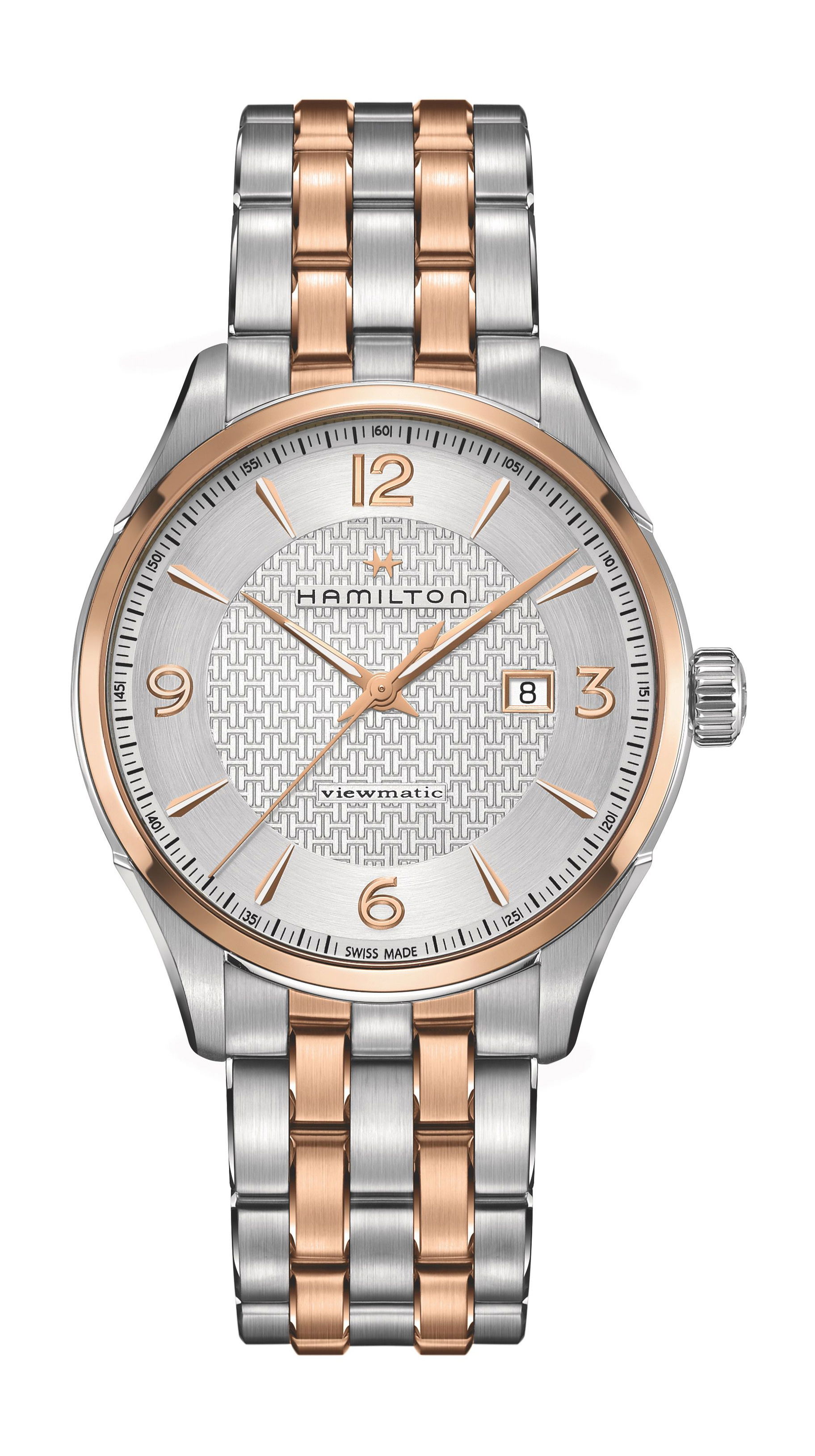 Hamilton Jazzmaster Viewmatic Auto luxury timepiece - detailed view
