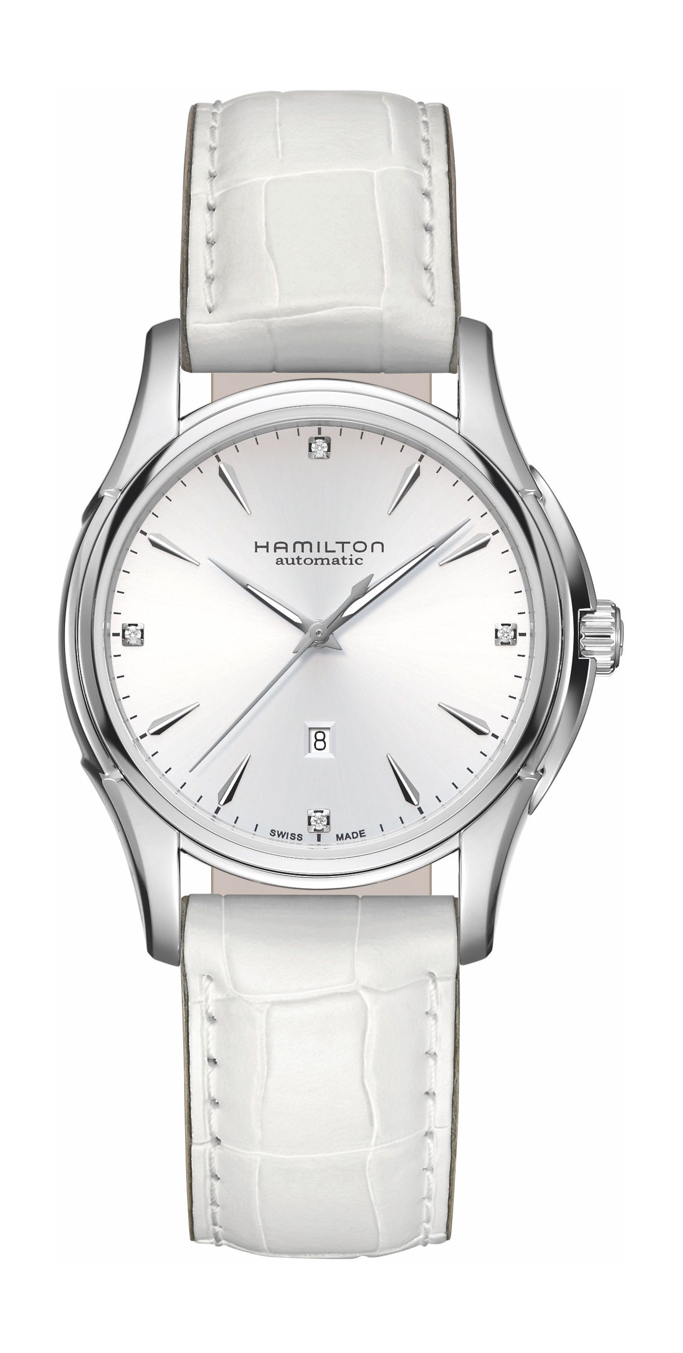 Hamilton Jazzmaster Viewmatic Lady Auto luxury timepiece - detailed view