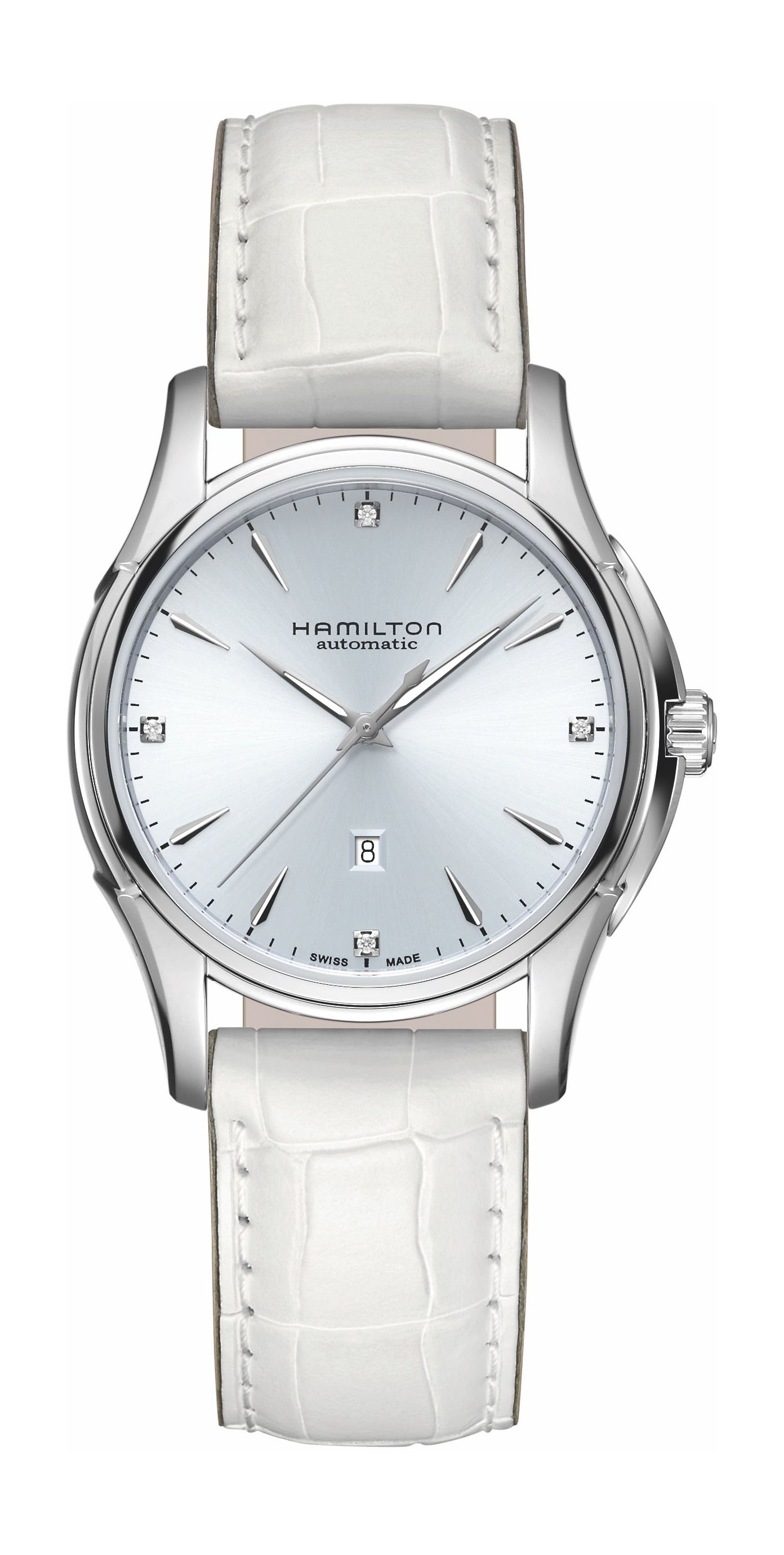 Hamilton Jazzmaster Viewmatic Lady Auto luxury timepiece - detailed view