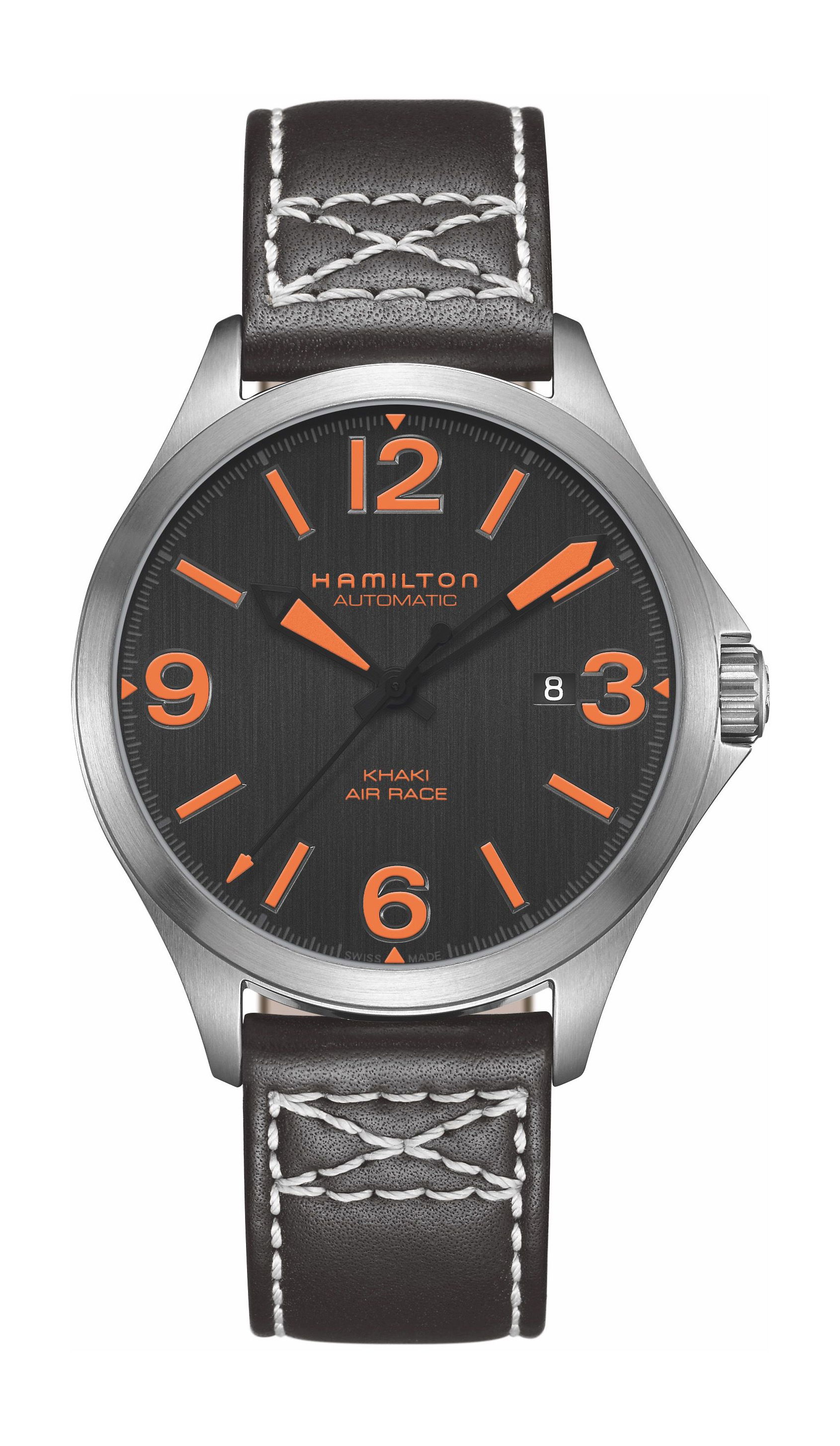 Hamilton Khaki Aviation AIR RACE AUTO 42MM luxury timepiece - detailed view