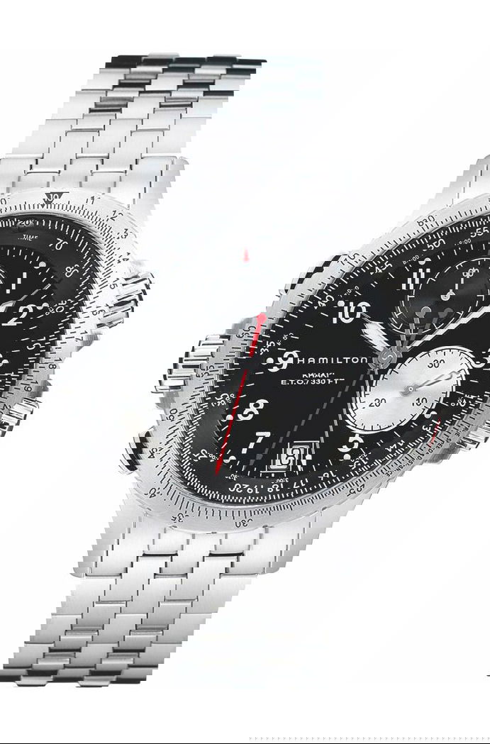 Hamilton Khaki Aviation ETO Chrono Quartz luxury timepiece - detailed view