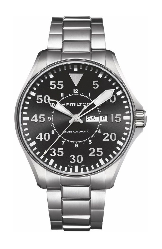 Hamilton Khaki Aviation Khaki Pilot Auto luxury timepiece - detailed view