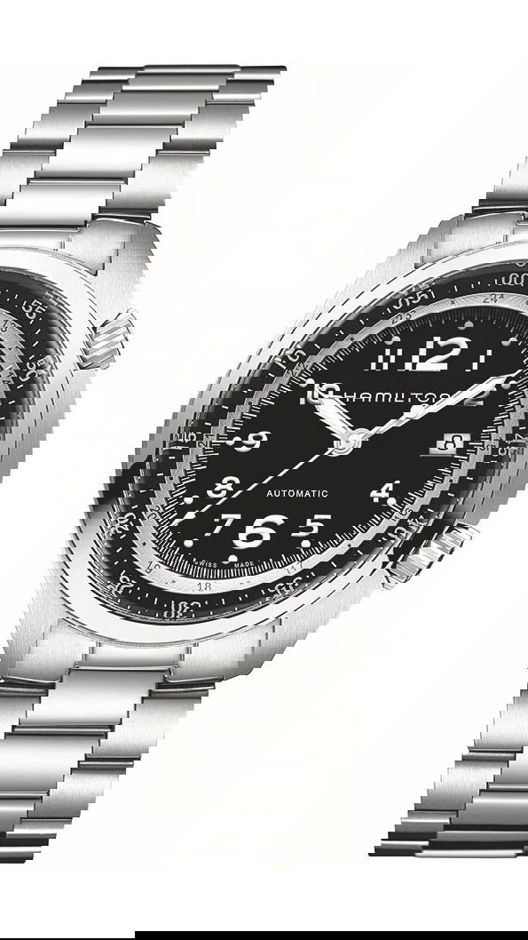 Hamilton Khaki Aviation Khaki Pilot Pioneer Auto luxury timepiece - detailed view