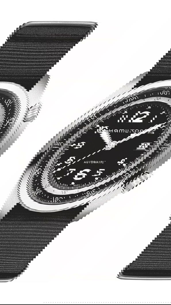 Hamilton Khaki Aviation Khaki Pilot Pioneer Auto luxury timepiece - detailed view