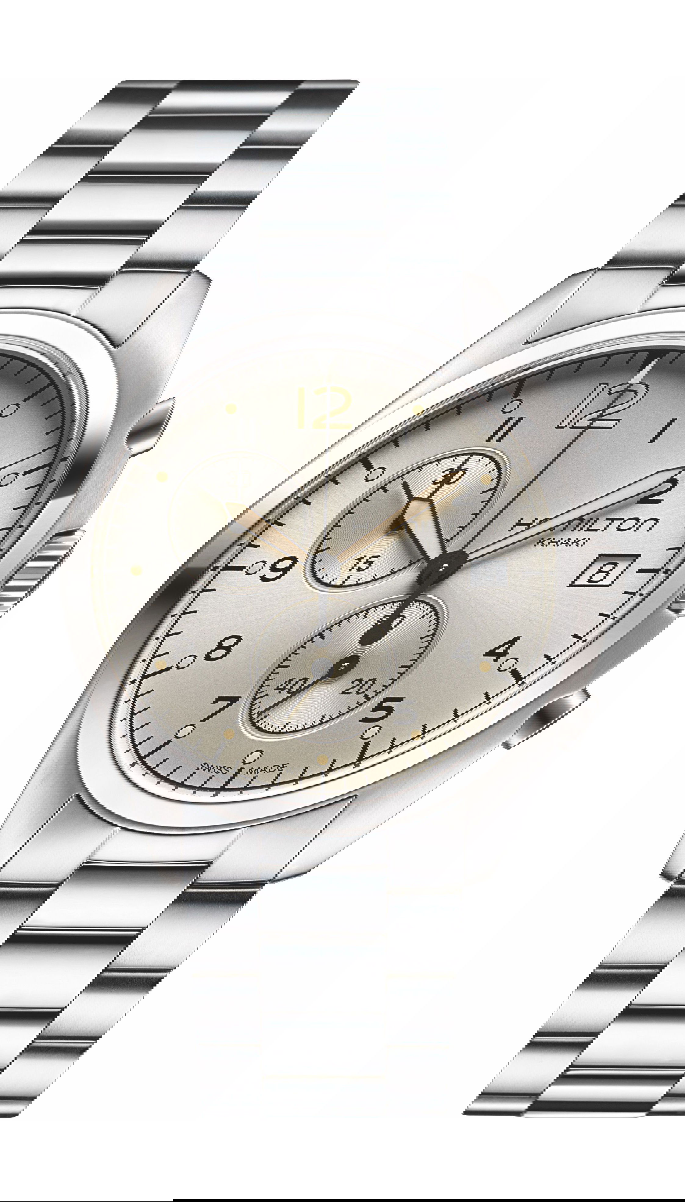 Hamilton Khaki Aviation Khaki Pilot Pioneer Chrono Quartz luxury timepiece - detailed view