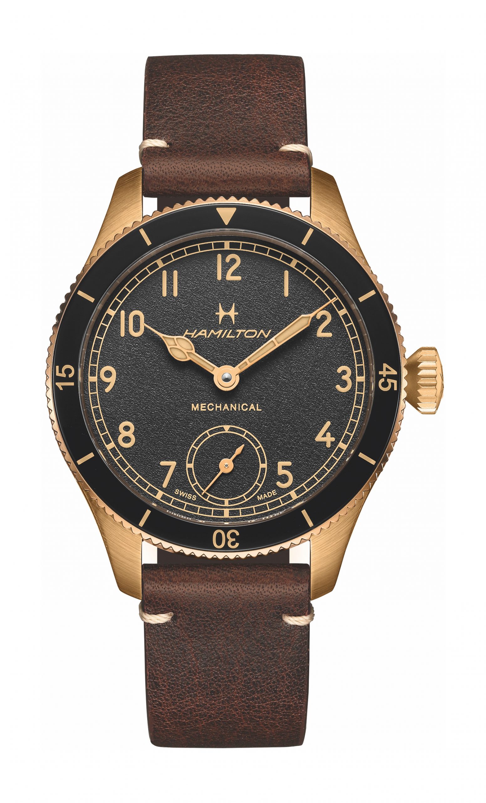 Hamilton Khaki Aviation Pilot Pioneer luxury timepiece - detailed view