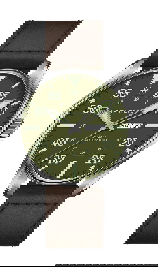 Hamilton Khaki Aviation Pilot Schott NYC – Limited Edition luxury timepiece - detailed view
