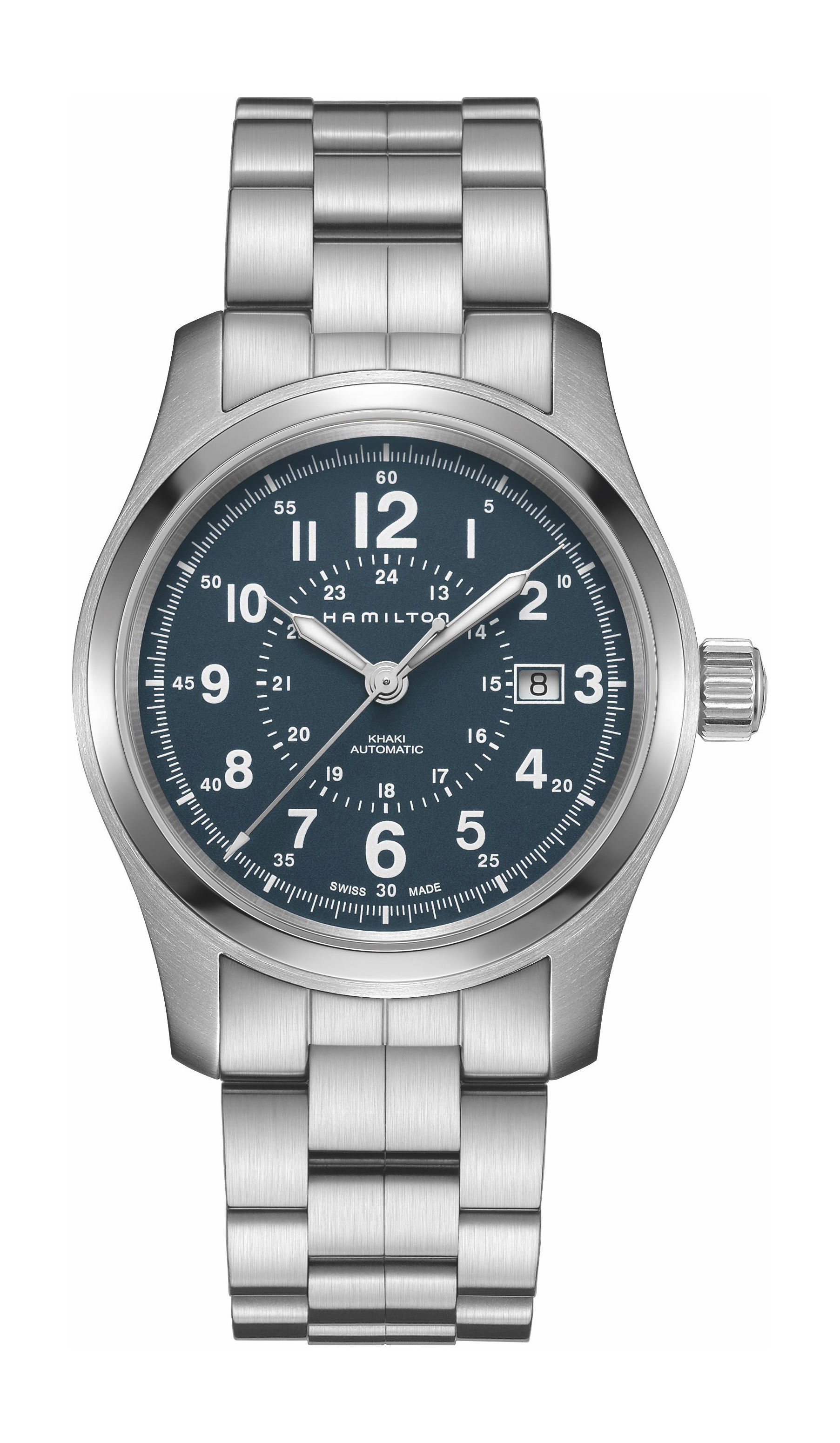 Hamilton Khaki Field Auto 42 mm luxury timepiece - detailed view