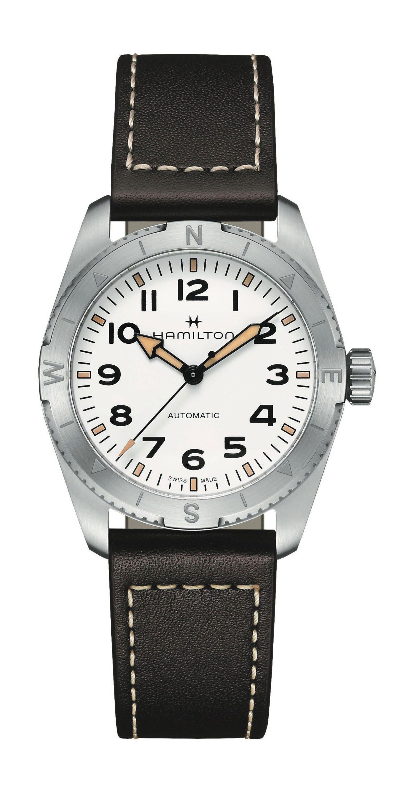 Hamilton Khaki Field Expedition 37 luxury timepiece - detailed view