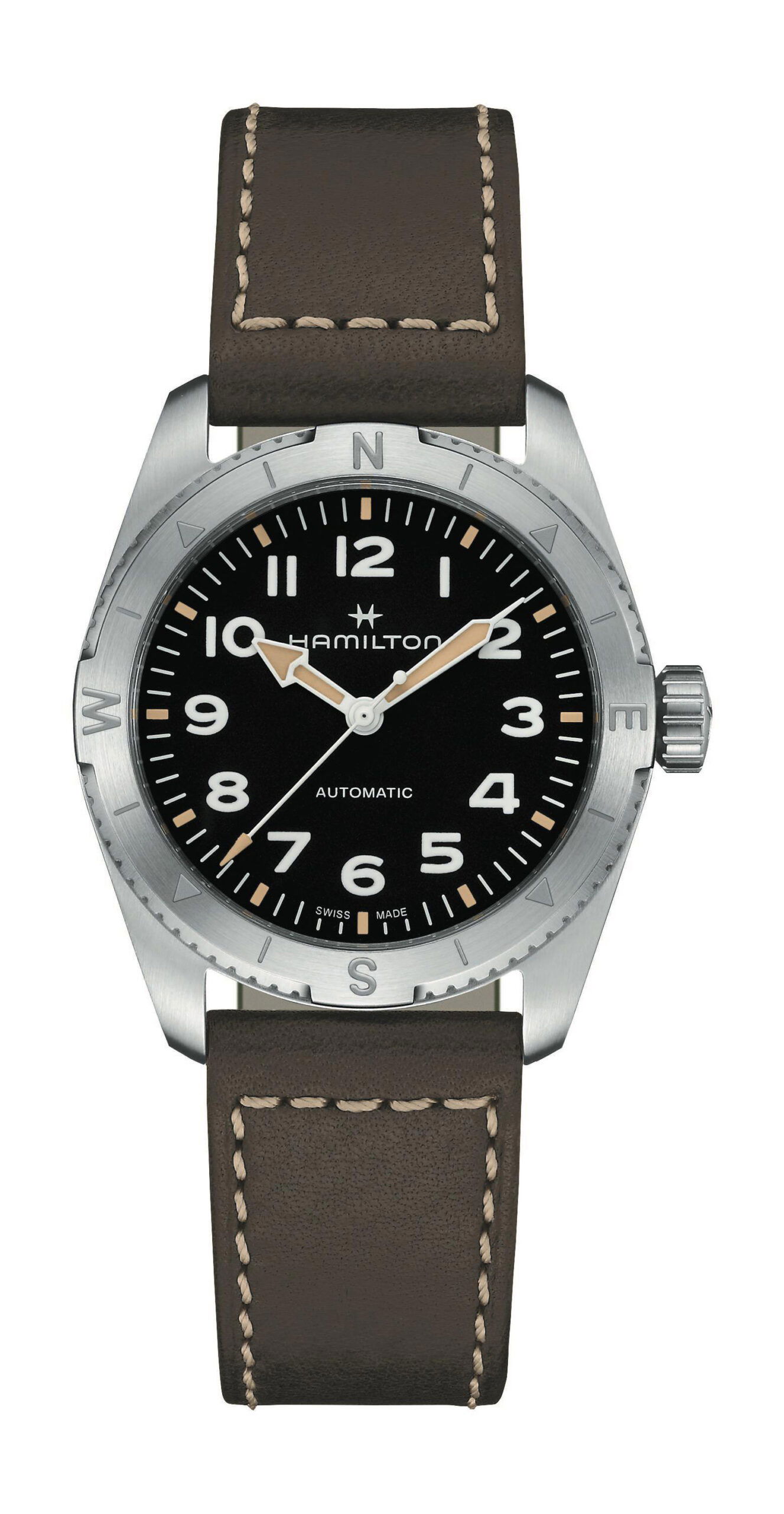 Hamilton Khaki Field Expedition 41 luxury timepiece - detailed view