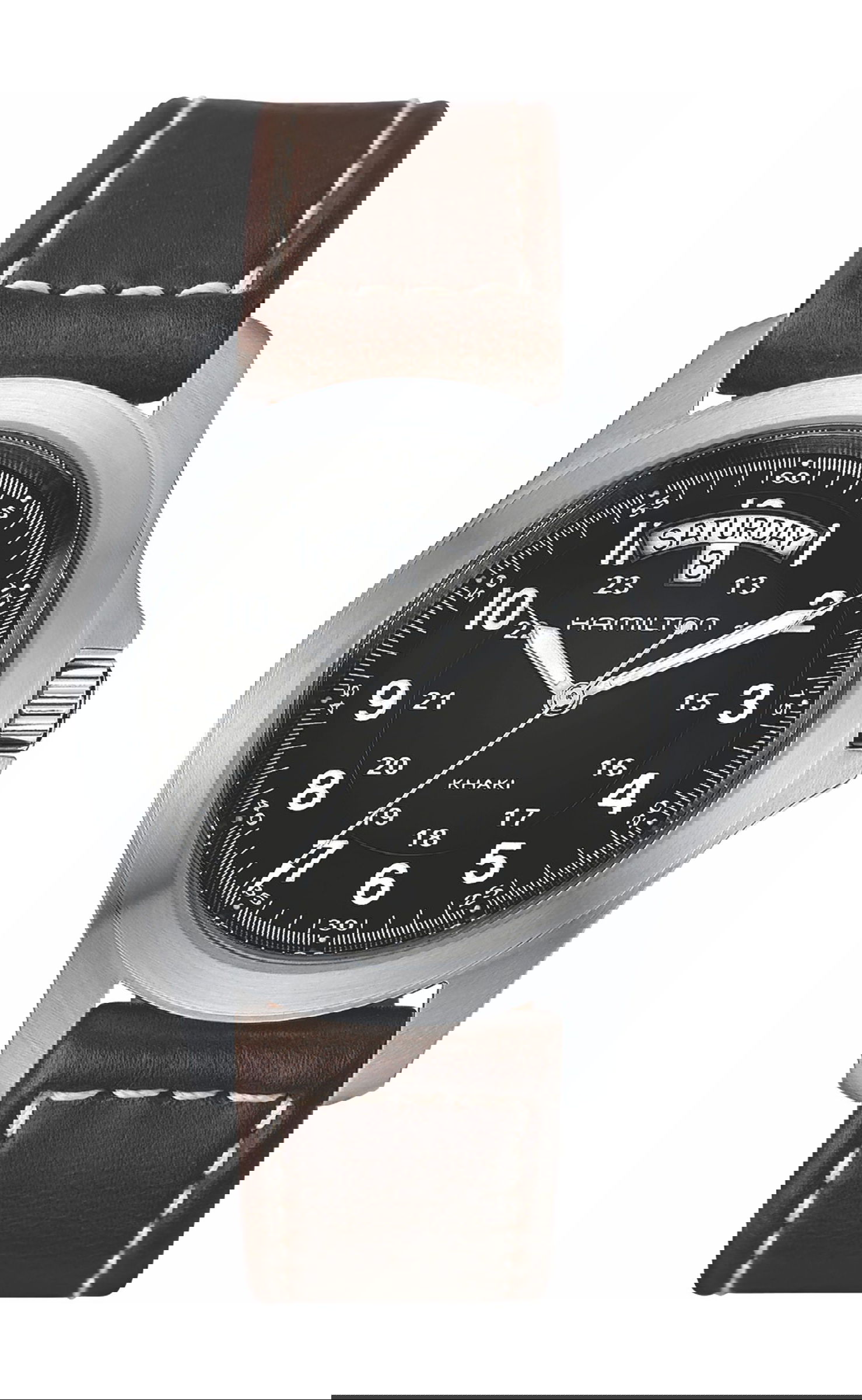 Hamilton Khaki Field King Quartz luxury timepiece - detailed view