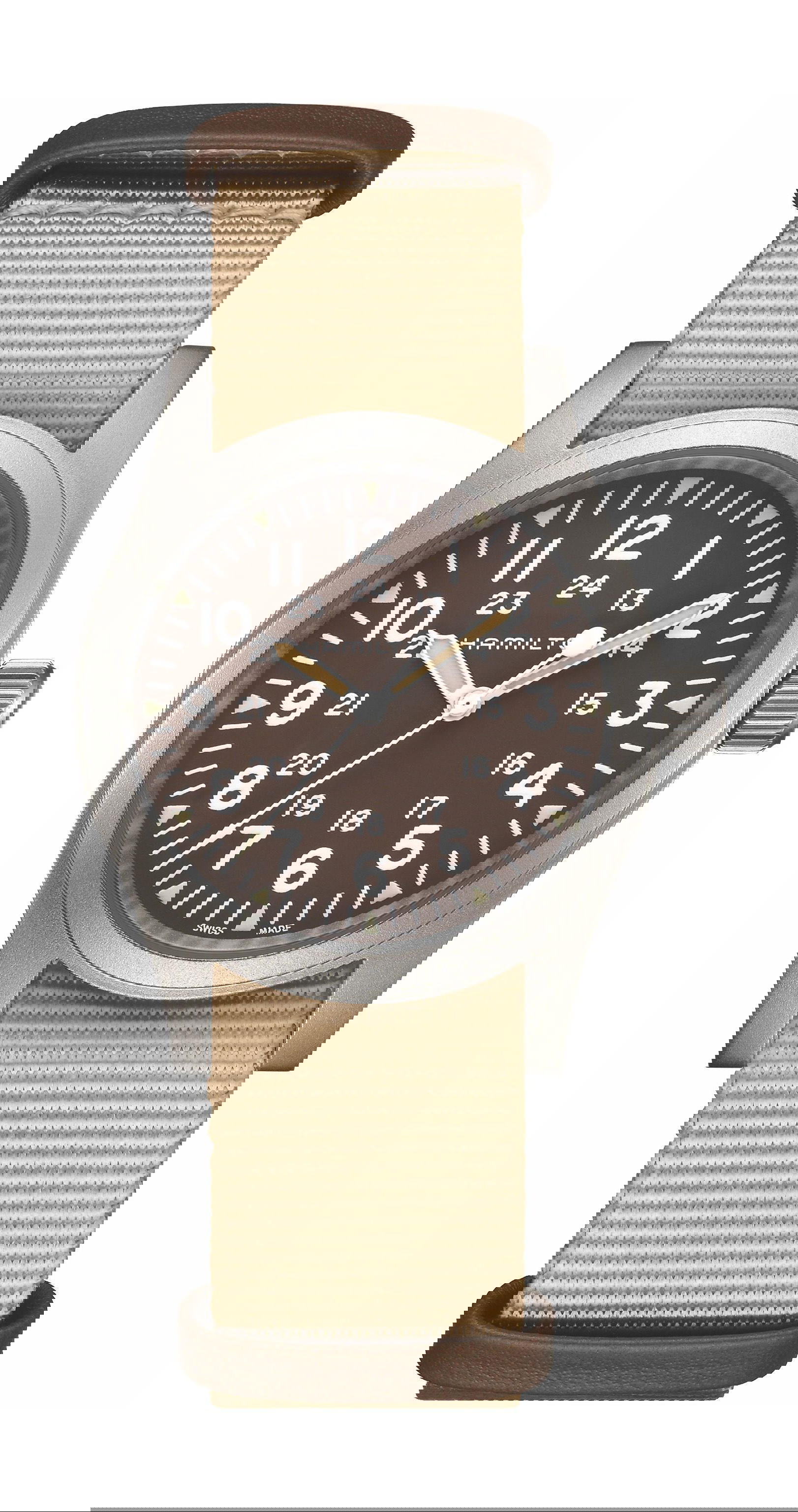 Hamilton Khaki Field Mechanical luxury timepiece - detailed view